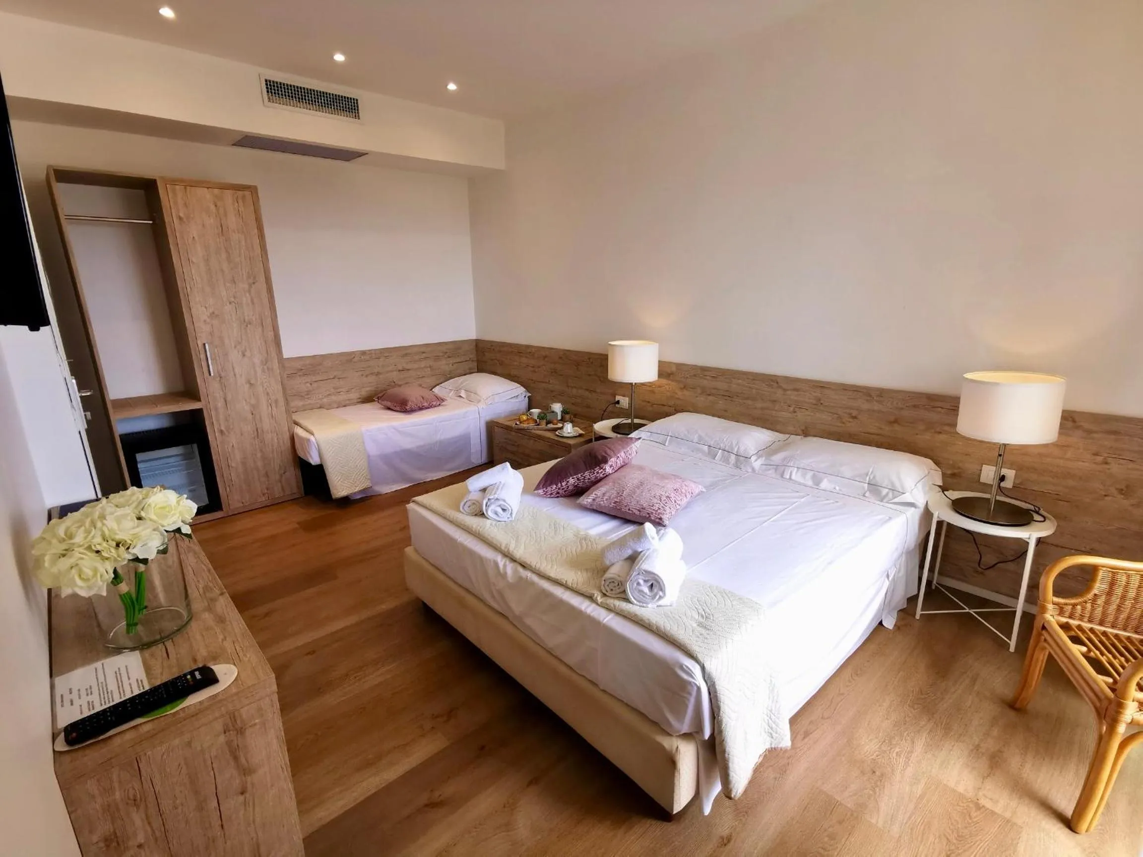 Bed in Hotel Onda Marina