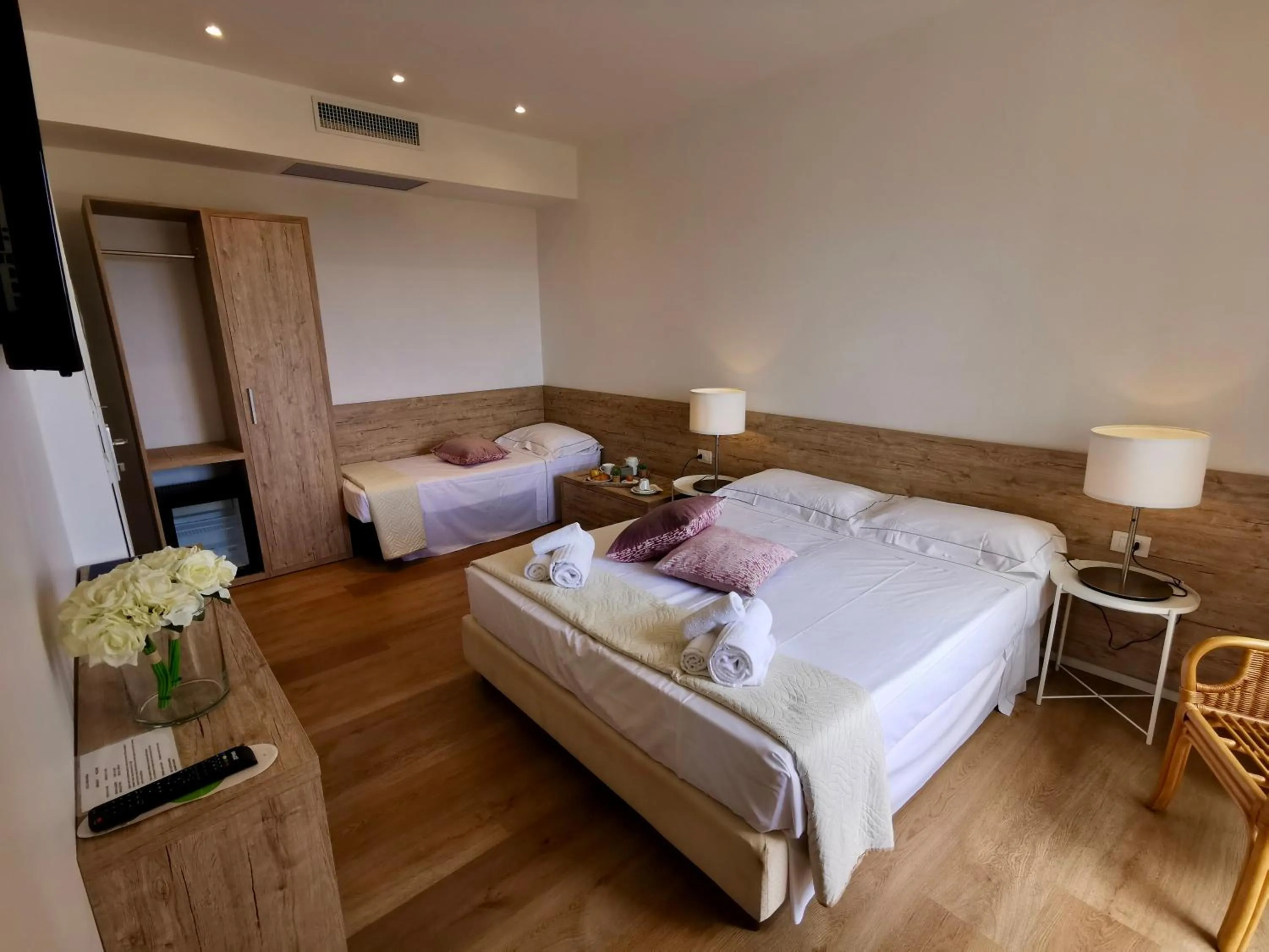 Bed in Hotel Onda Marina