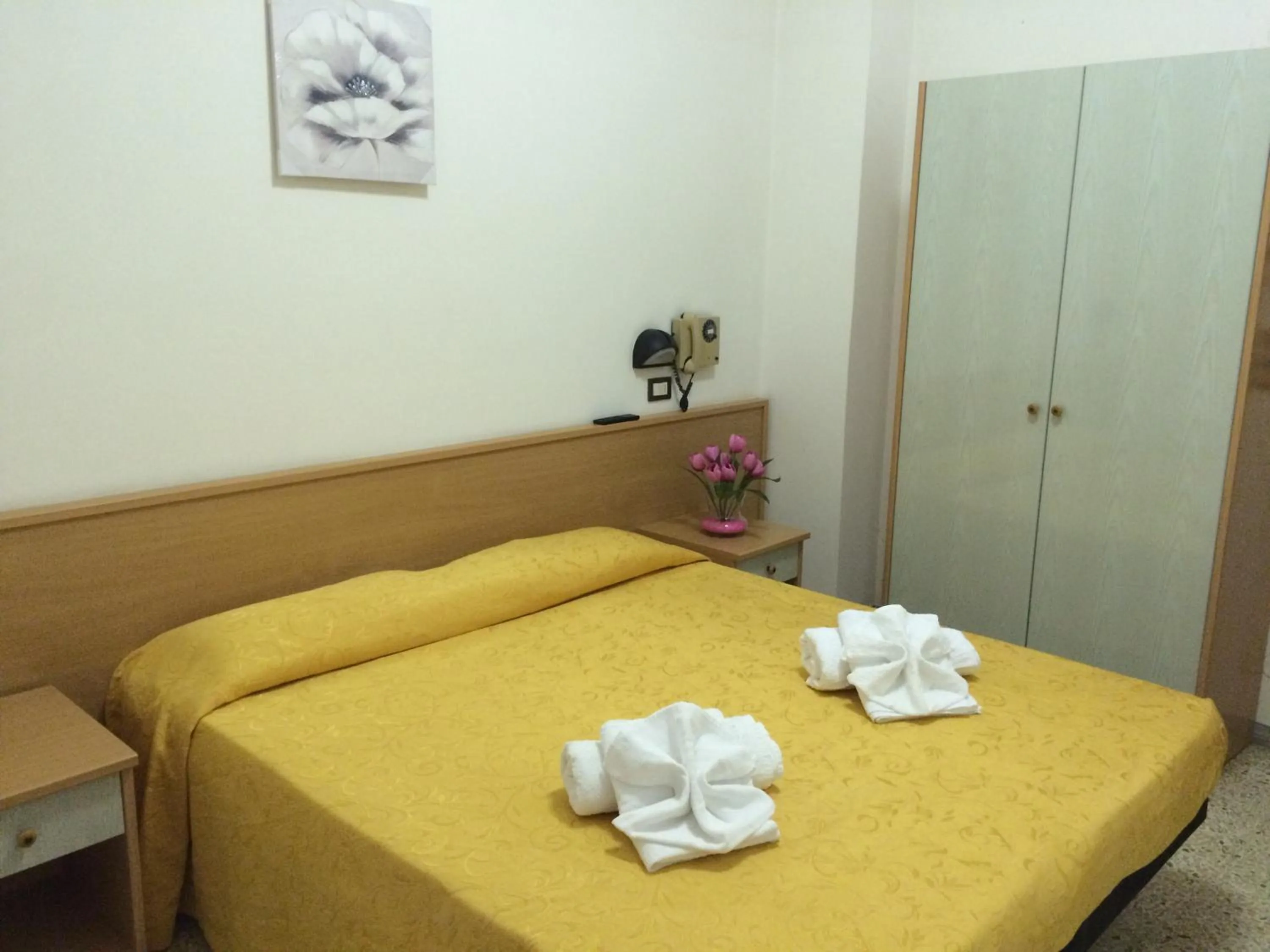 Bed in Hotel Euromar