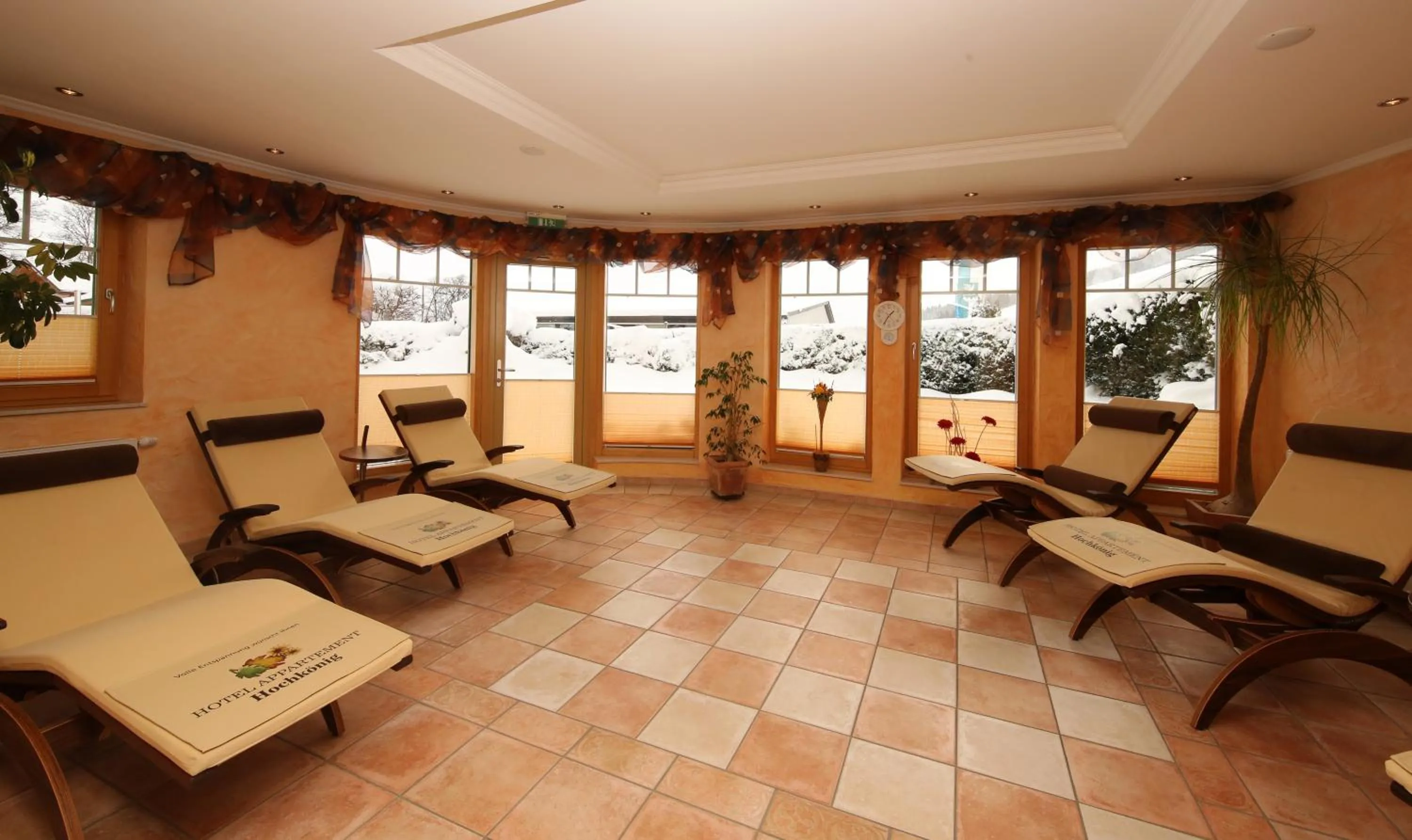 Sauna in Aparthotel DAS Hochkönig