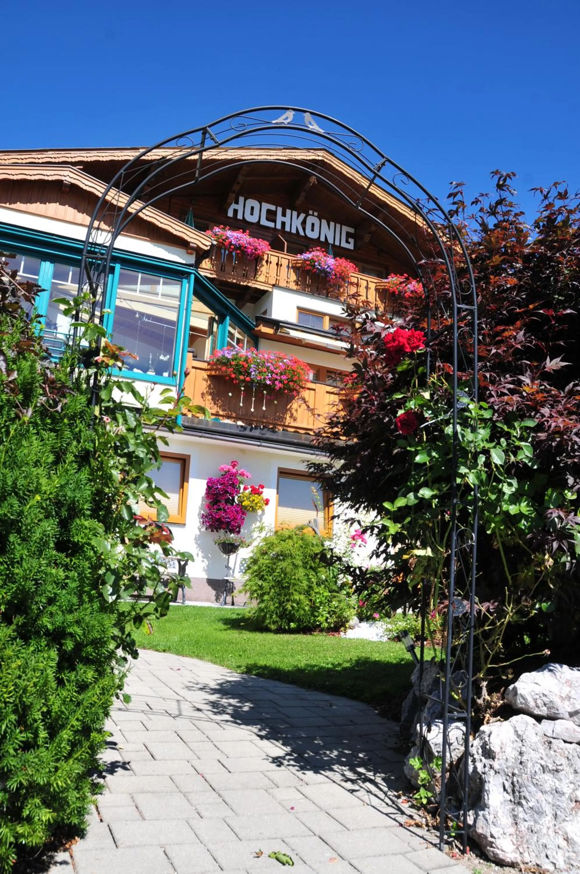 Garden in Aparthotel DAS Hochkönig