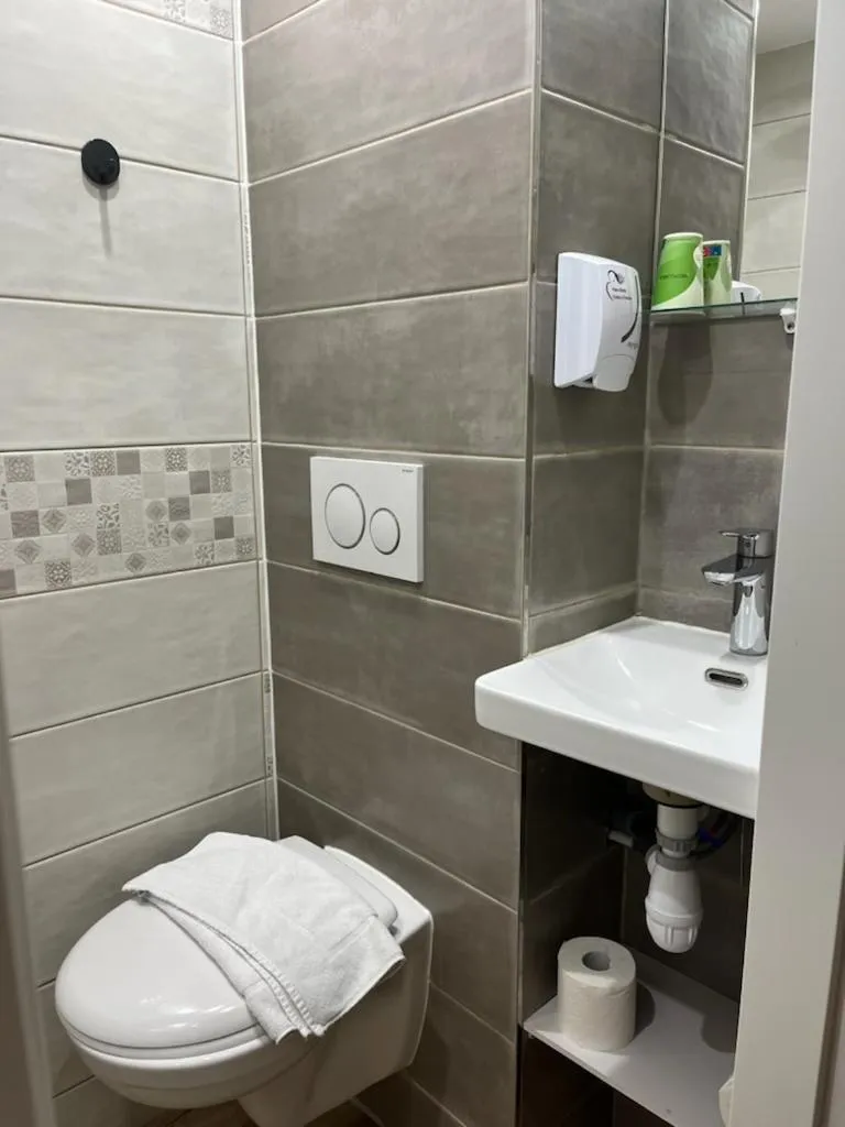 Toilet in Brit Hotel La Bonne Etape