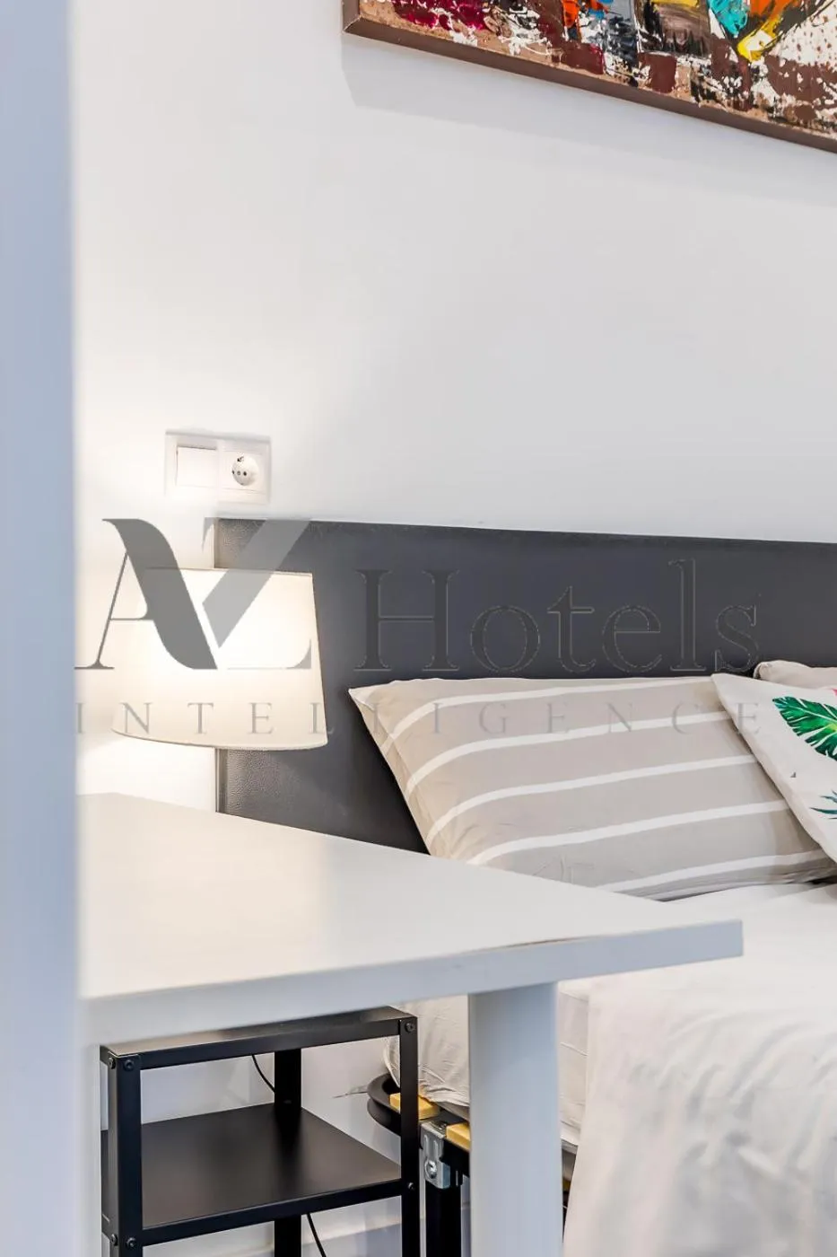 Decorative detail, Bed in AYZ Ulises - Auto check-in property