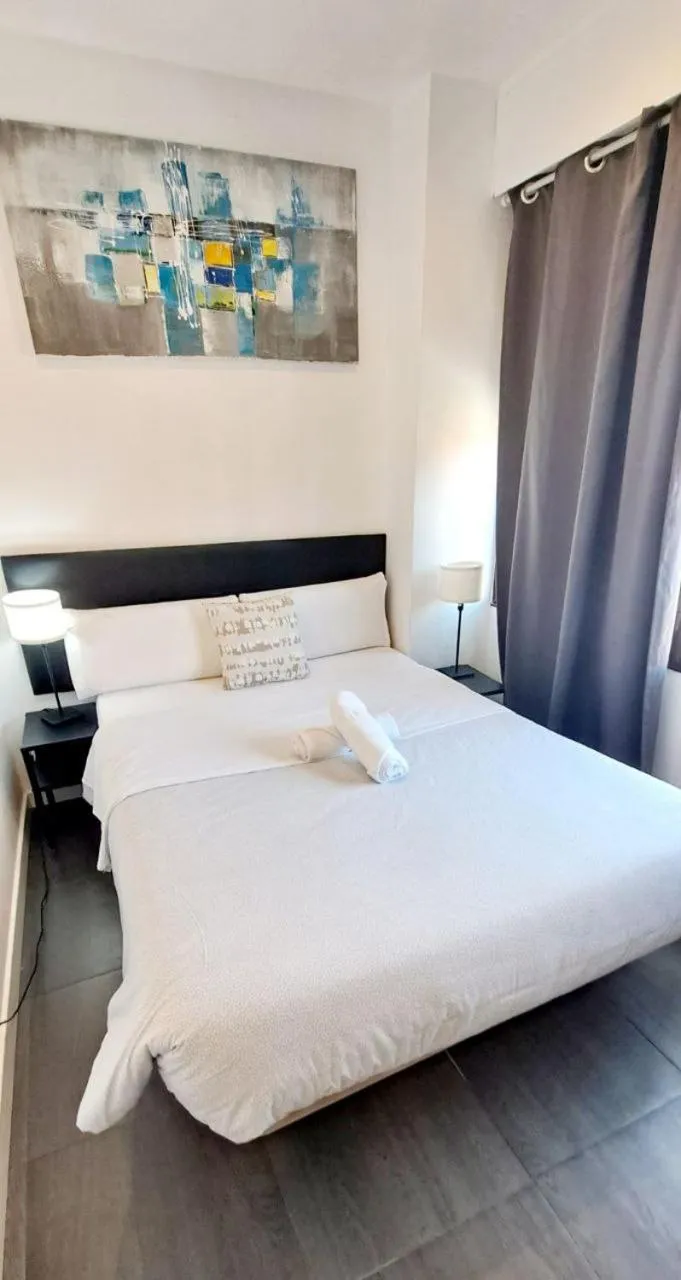 Bed in AYZ Ulises - Auto check-in property