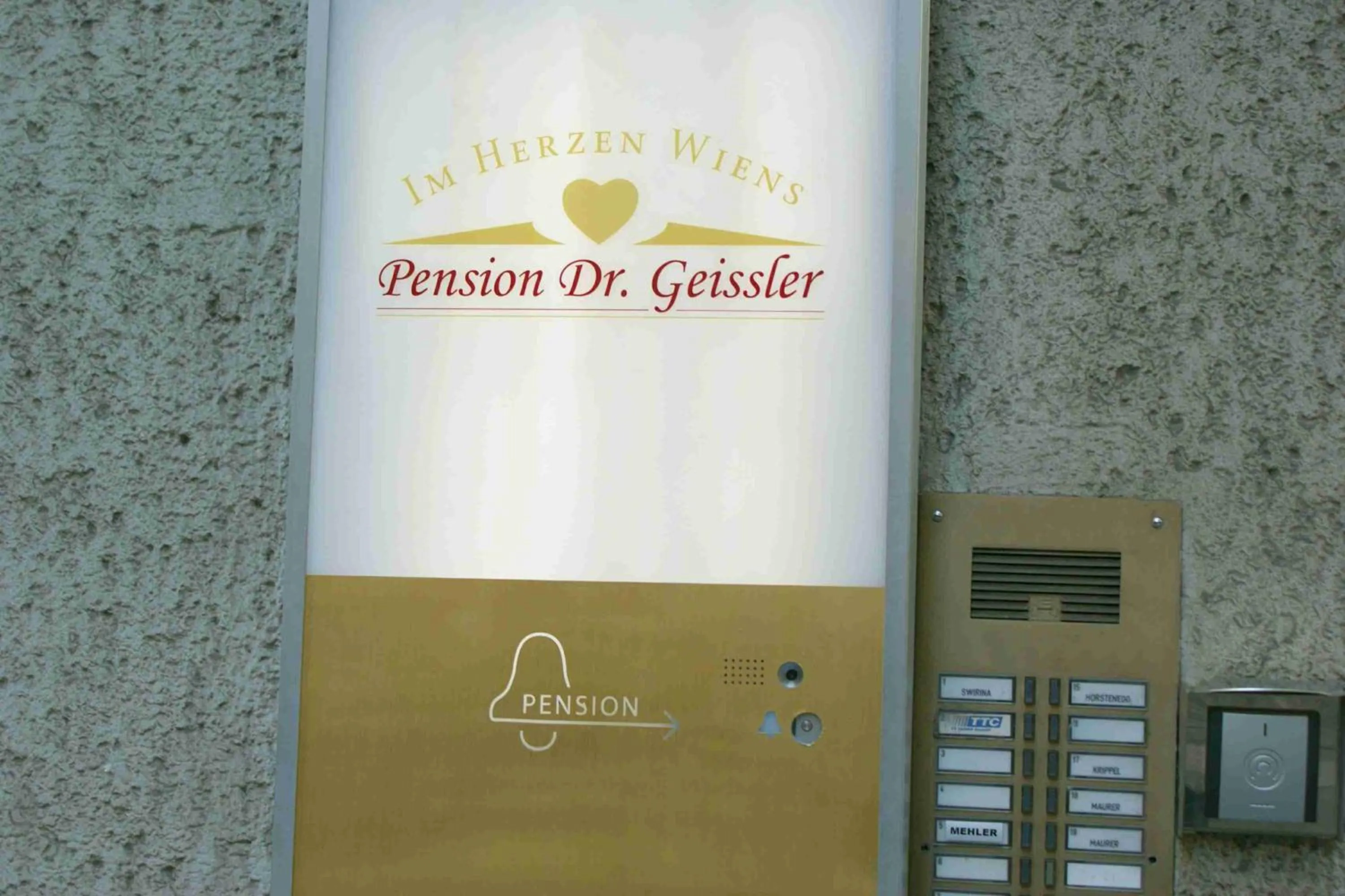Facade/entrance in Pension Dr. Geissler