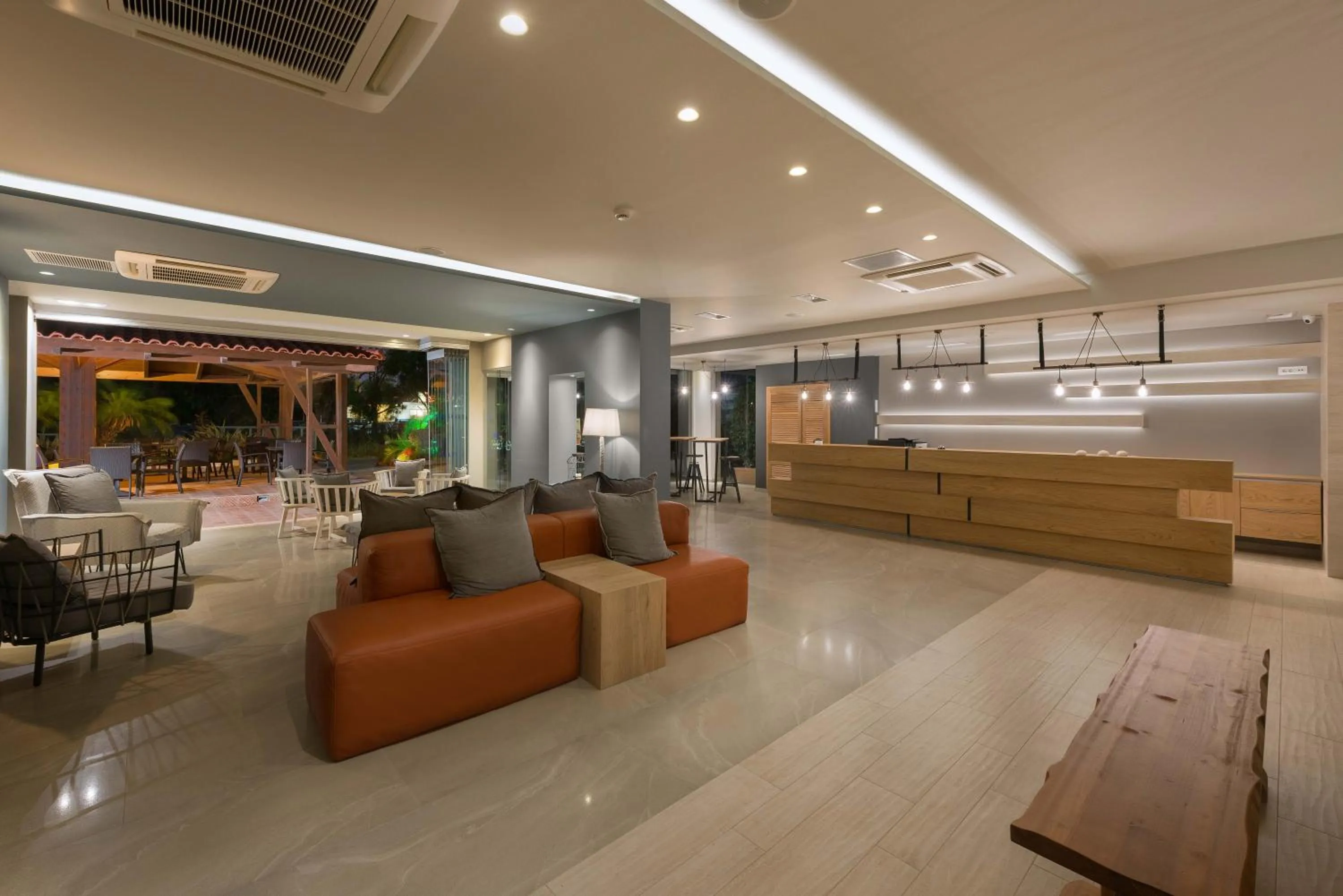 Lobby or reception in Matoula Beach