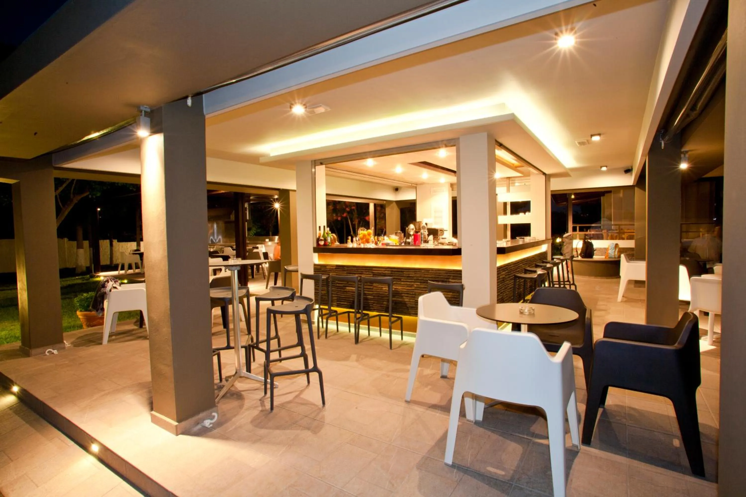Lounge or bar in Matoula Beach