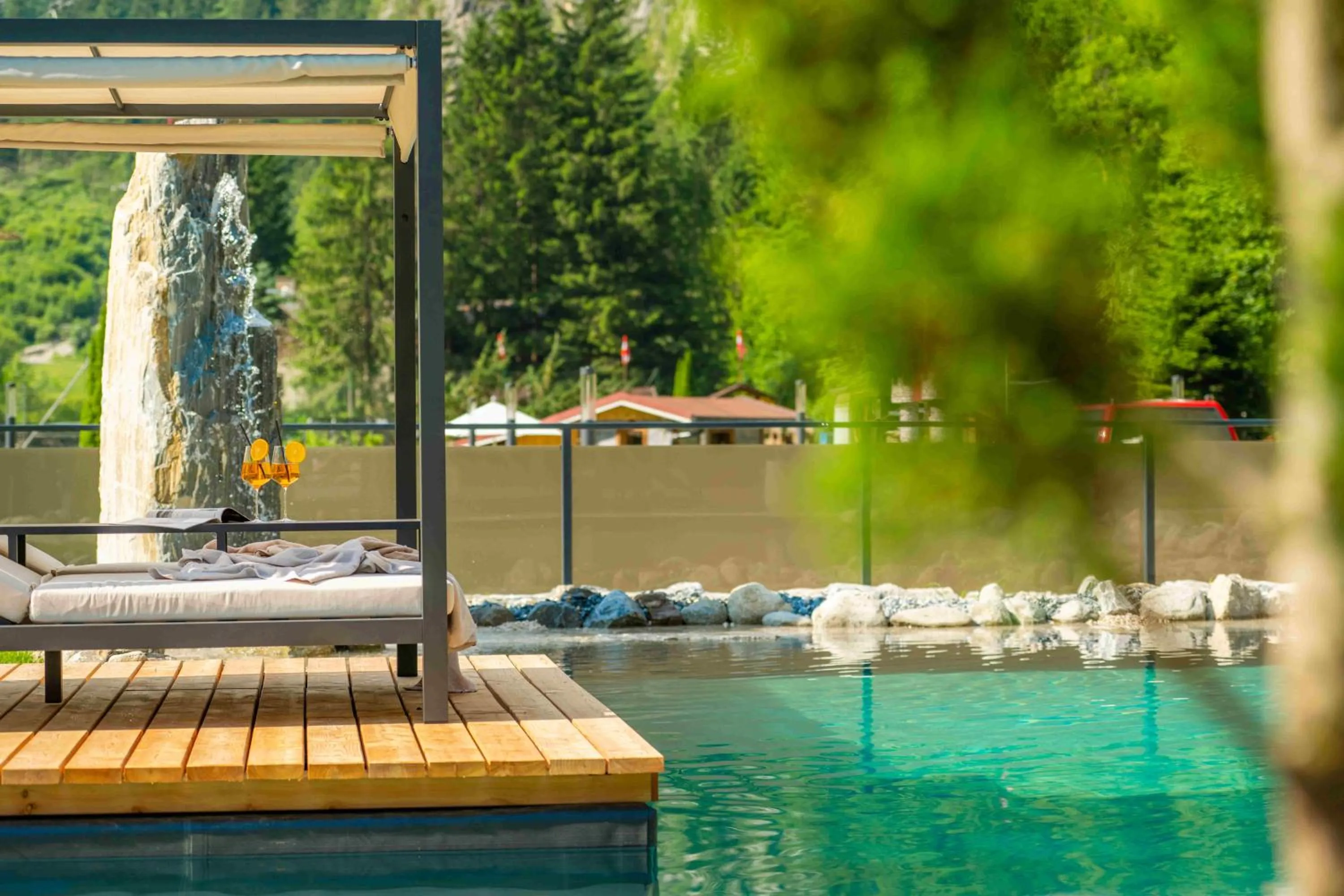 Swimming pool in Hotel-Restaurant Burgblick