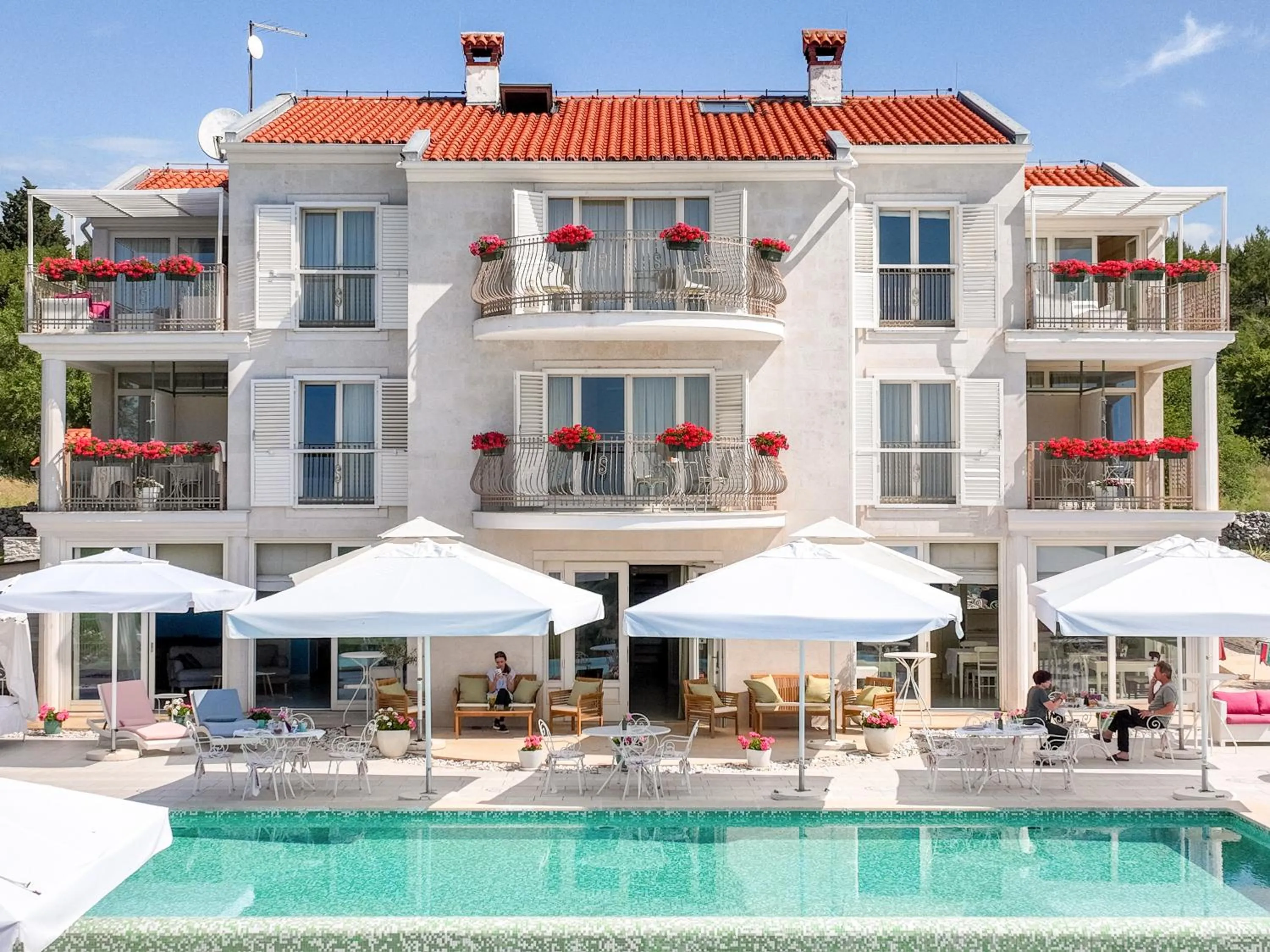 Swimming pool in VILLA STEFANIJA small Boutique hotel&restaurant