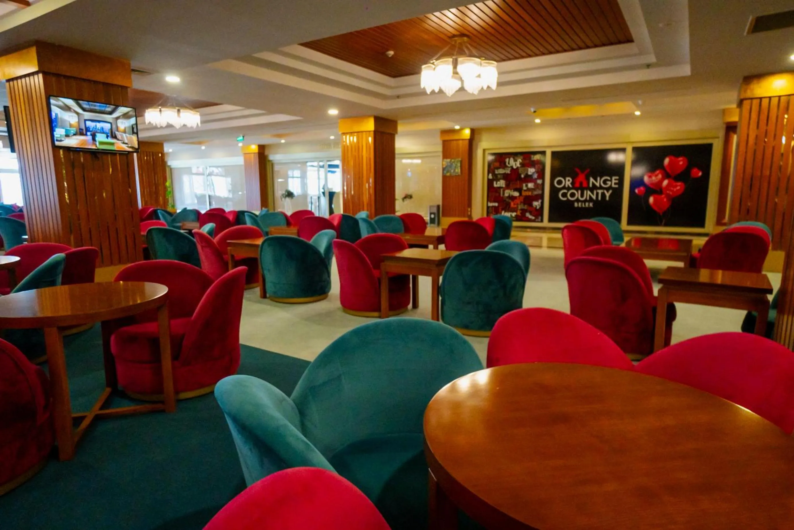 Seating area in Orange County Belek