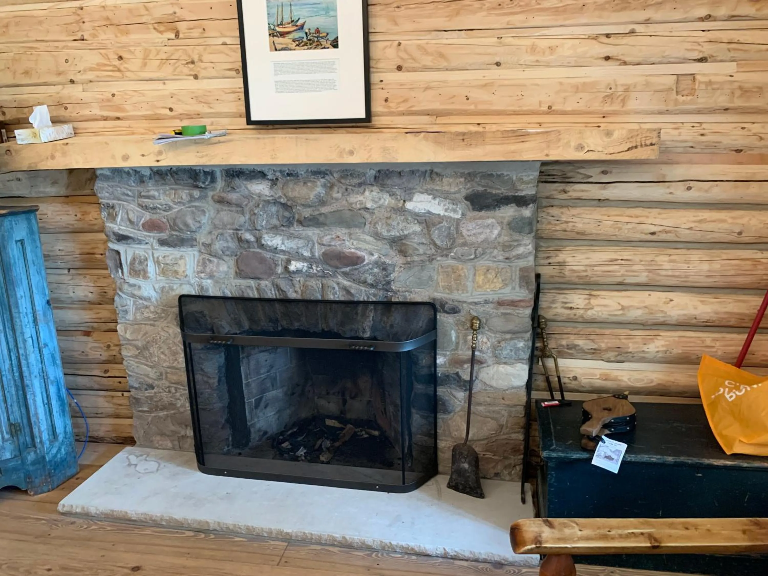 Living room in Au Pic de l'Aurore Motel-Chalets