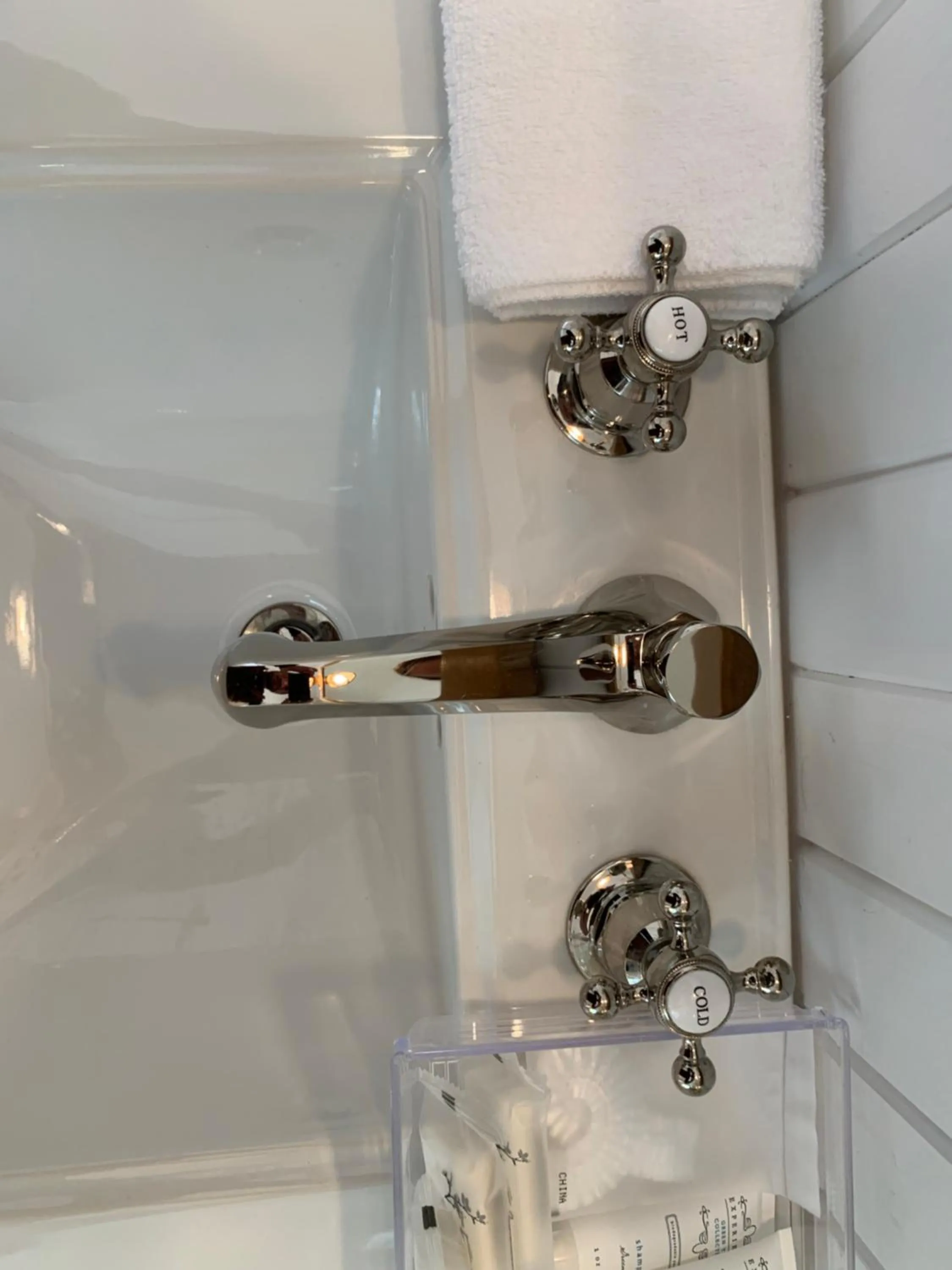 Bathroom in Au Pic de l'Aurore Motel-Chalets