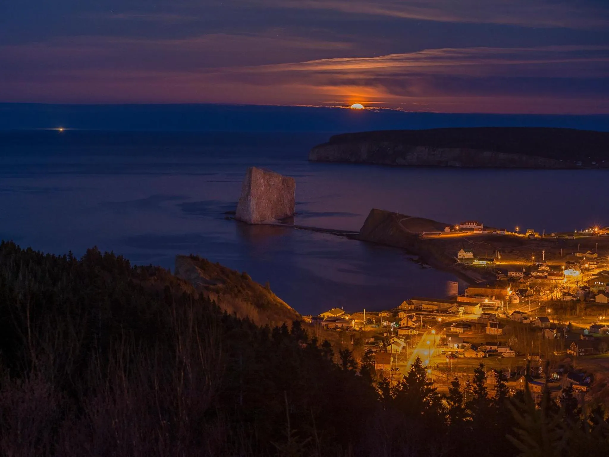 Bird's eye view in Au Pic de l'Aurore Motel-Chalets
