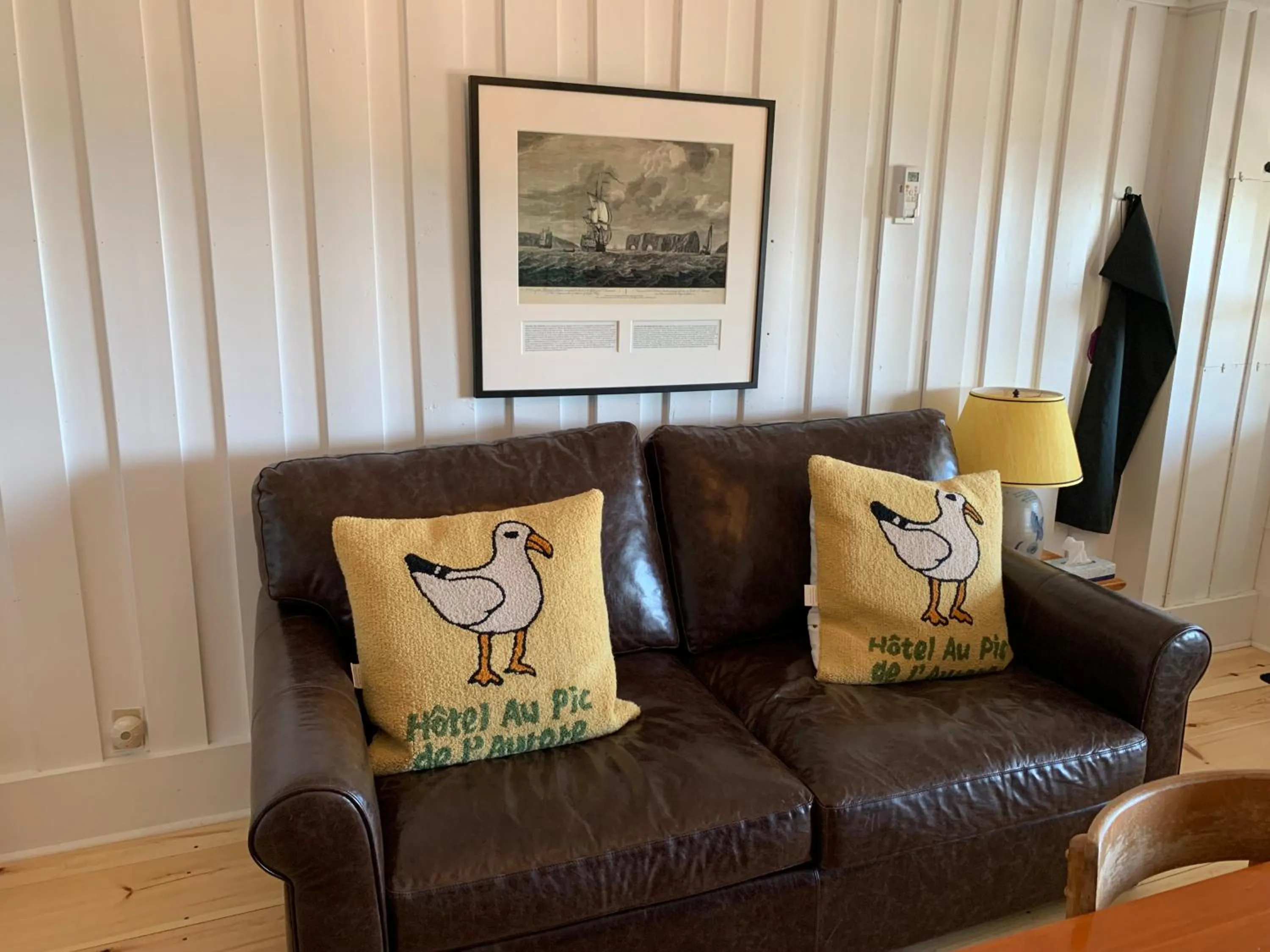 Living room in Au Pic de l'Aurore Motel-Chalets