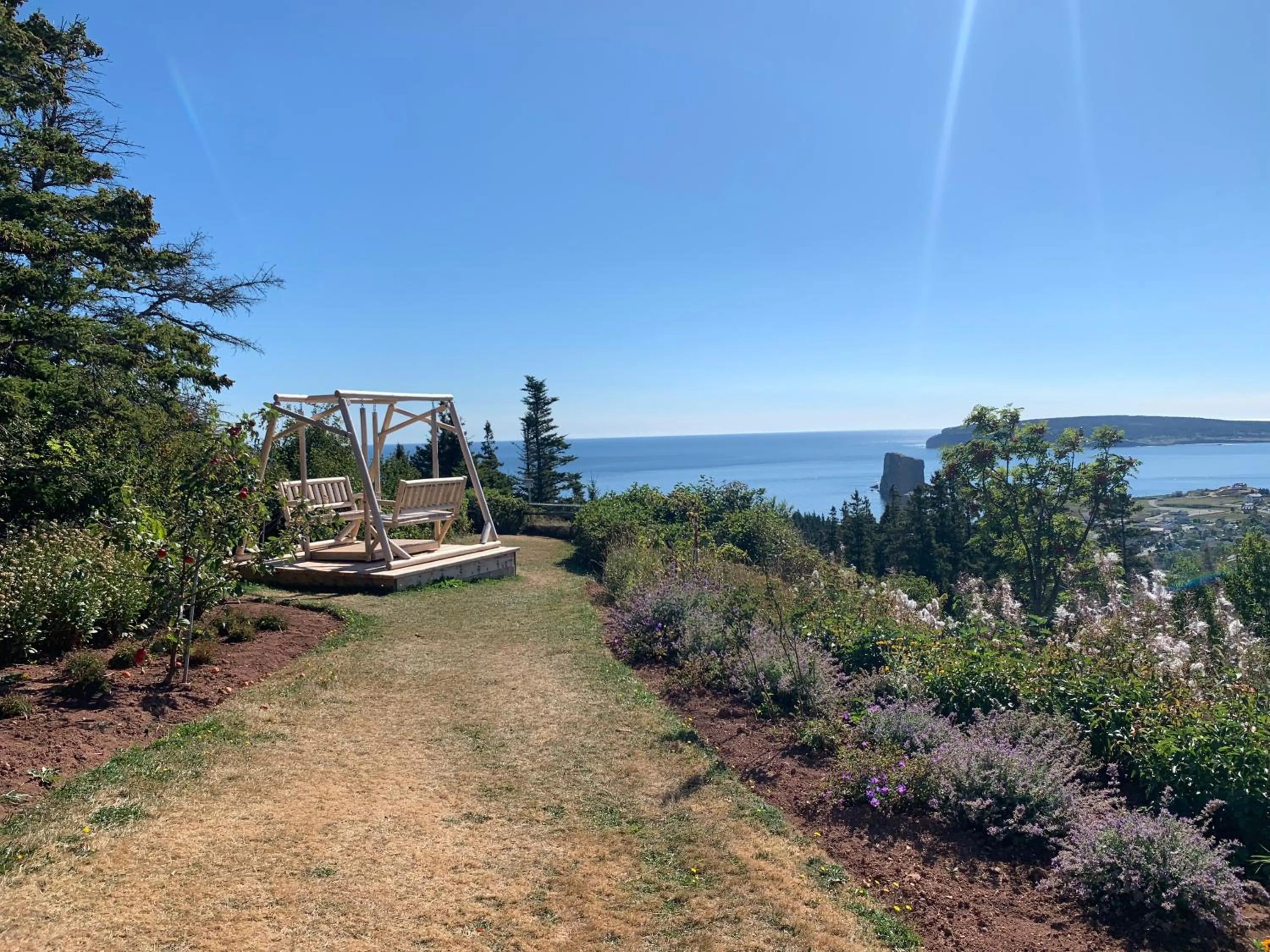 View (from property/room) in Au Pic de l'Aurore Motel-Chalets