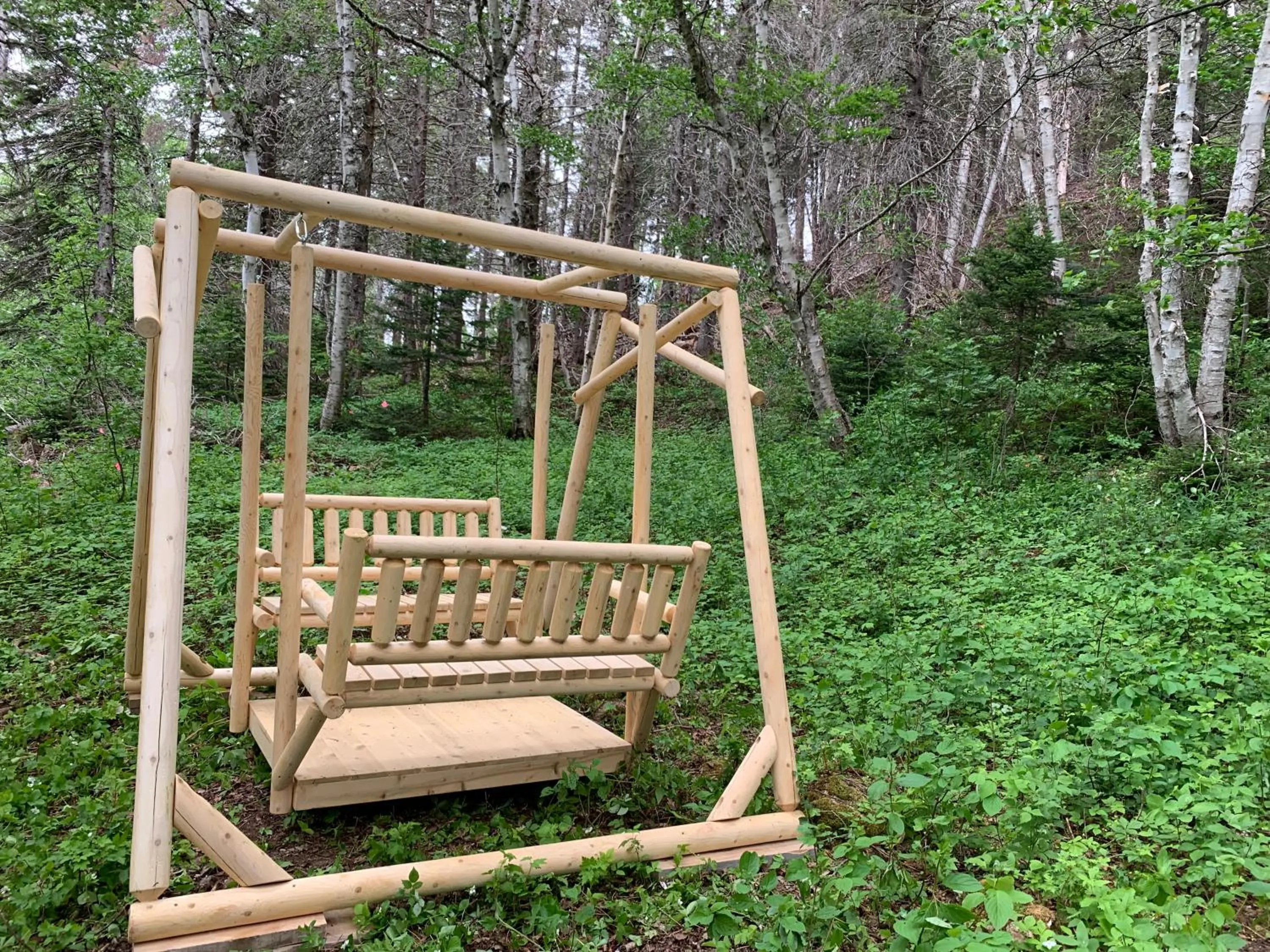 Natural landscape in Au Pic de l'Aurore Motel-Chalets