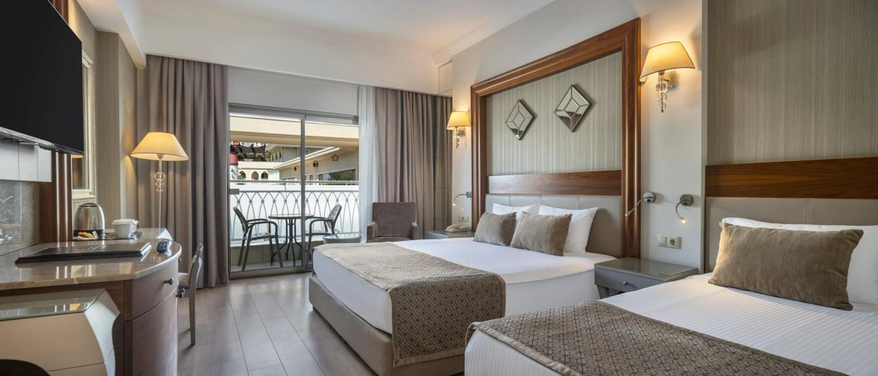 Bed in Side Star Resort Hotel - Ultra All Inclusive