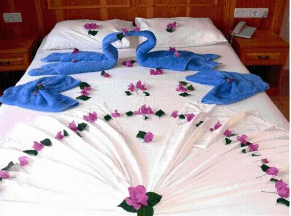 Bed in Nar Apart Hotel