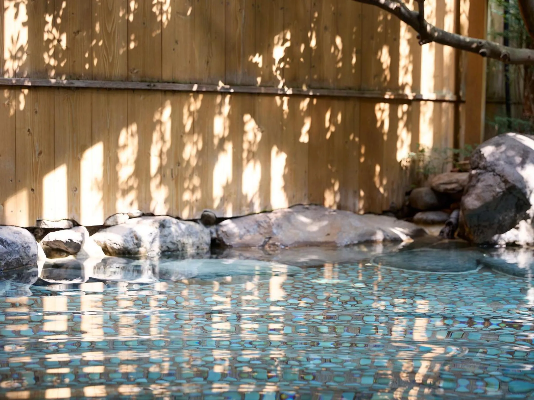 Open Air Bath in Misasa Royal Hotel