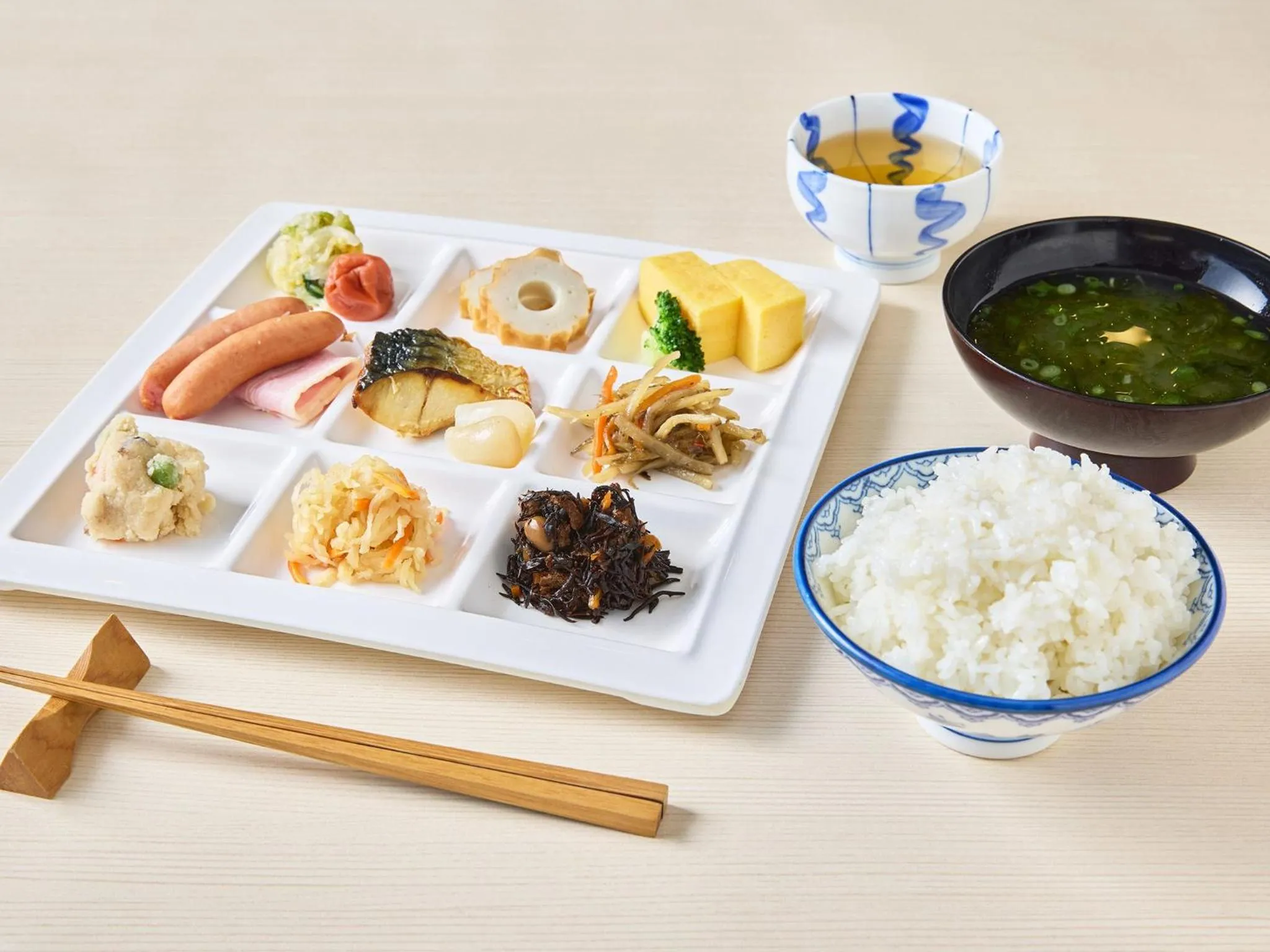 Food and drinks in Misasa Royal Hotel