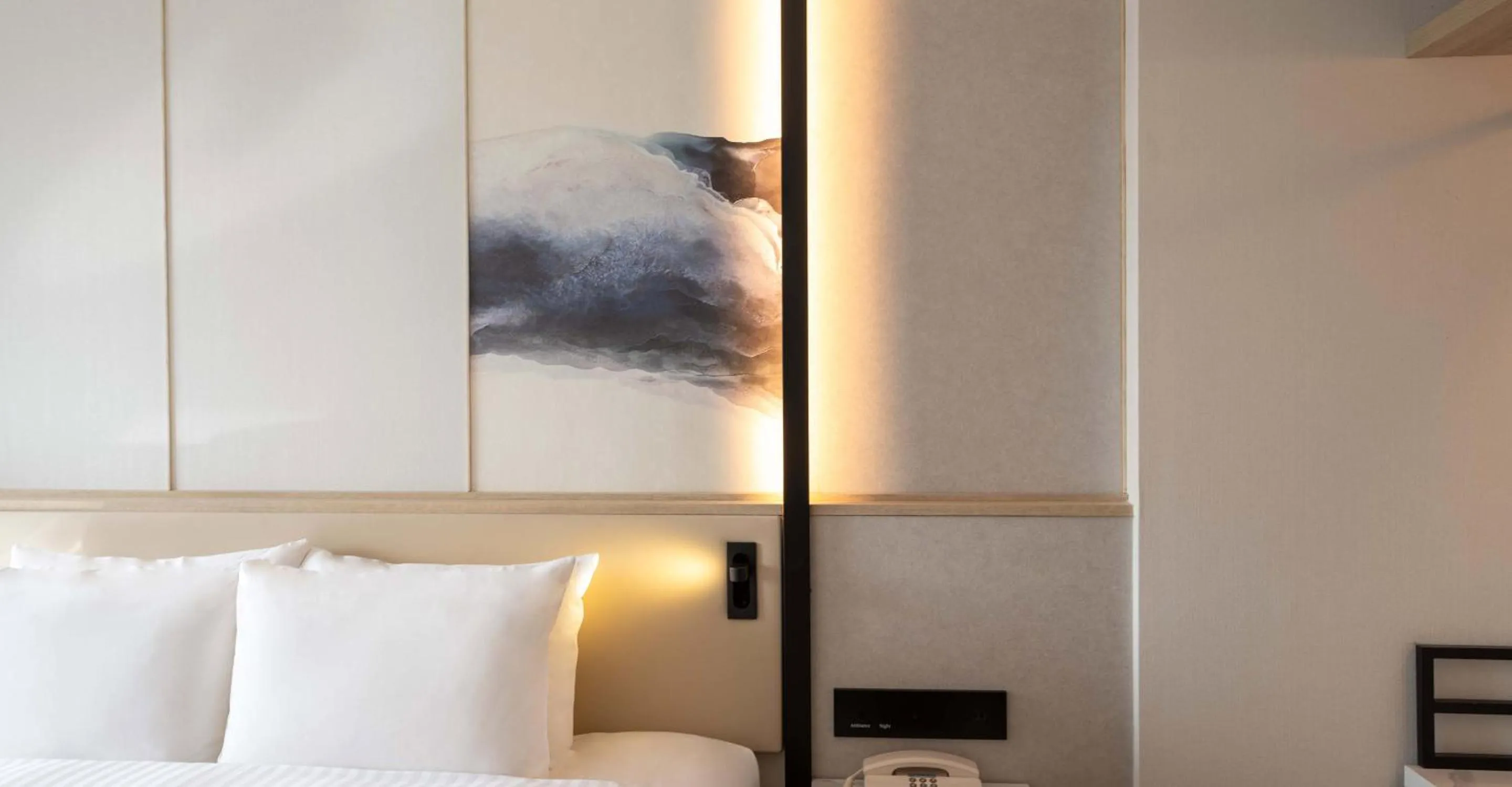 Photo of the whole room, Bed in Heian No Mori Kyoto