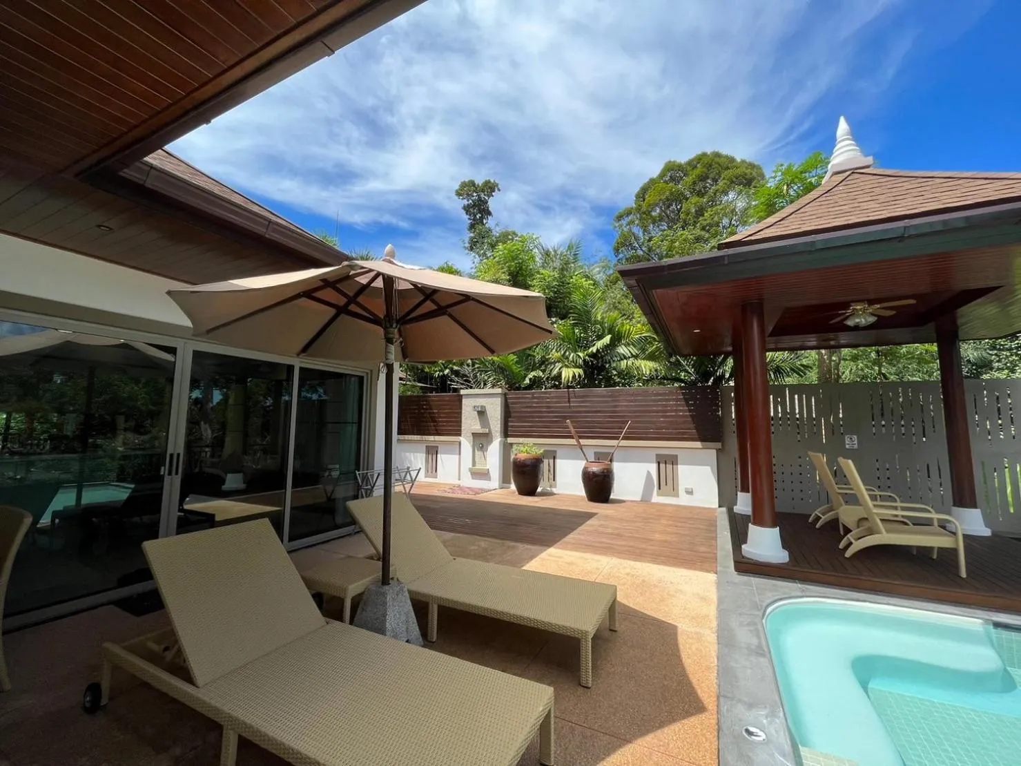 Patio in Villa Tantawan Resort - Private Pool Villas