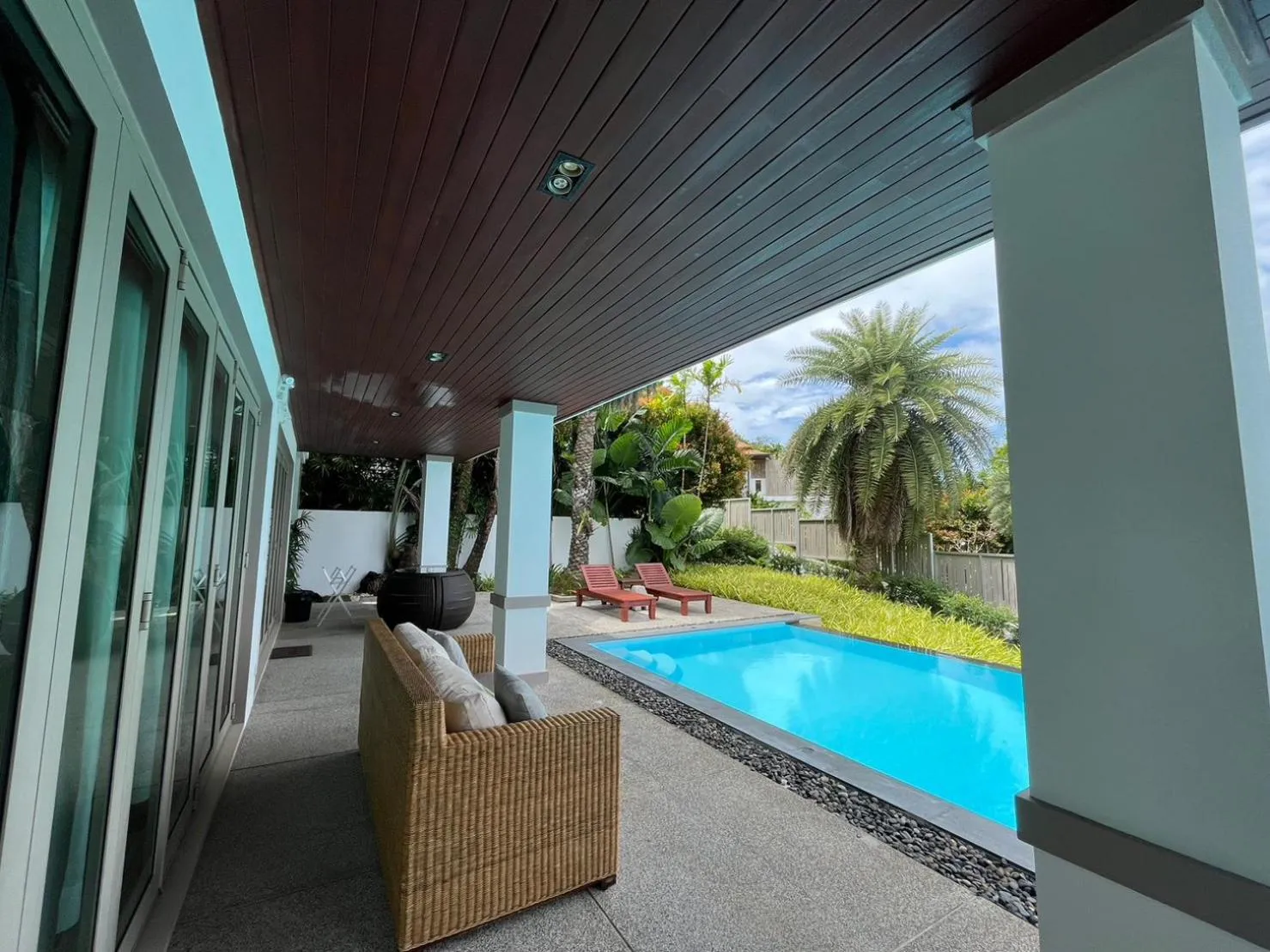 Pool view in Villa Tantawan Resort - Private Pool Villas