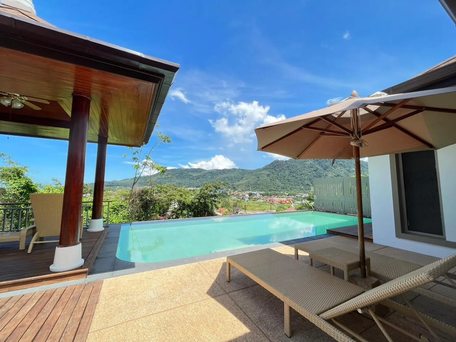 Mountain view in Villa Tantawan Resort - Private Pool Villas