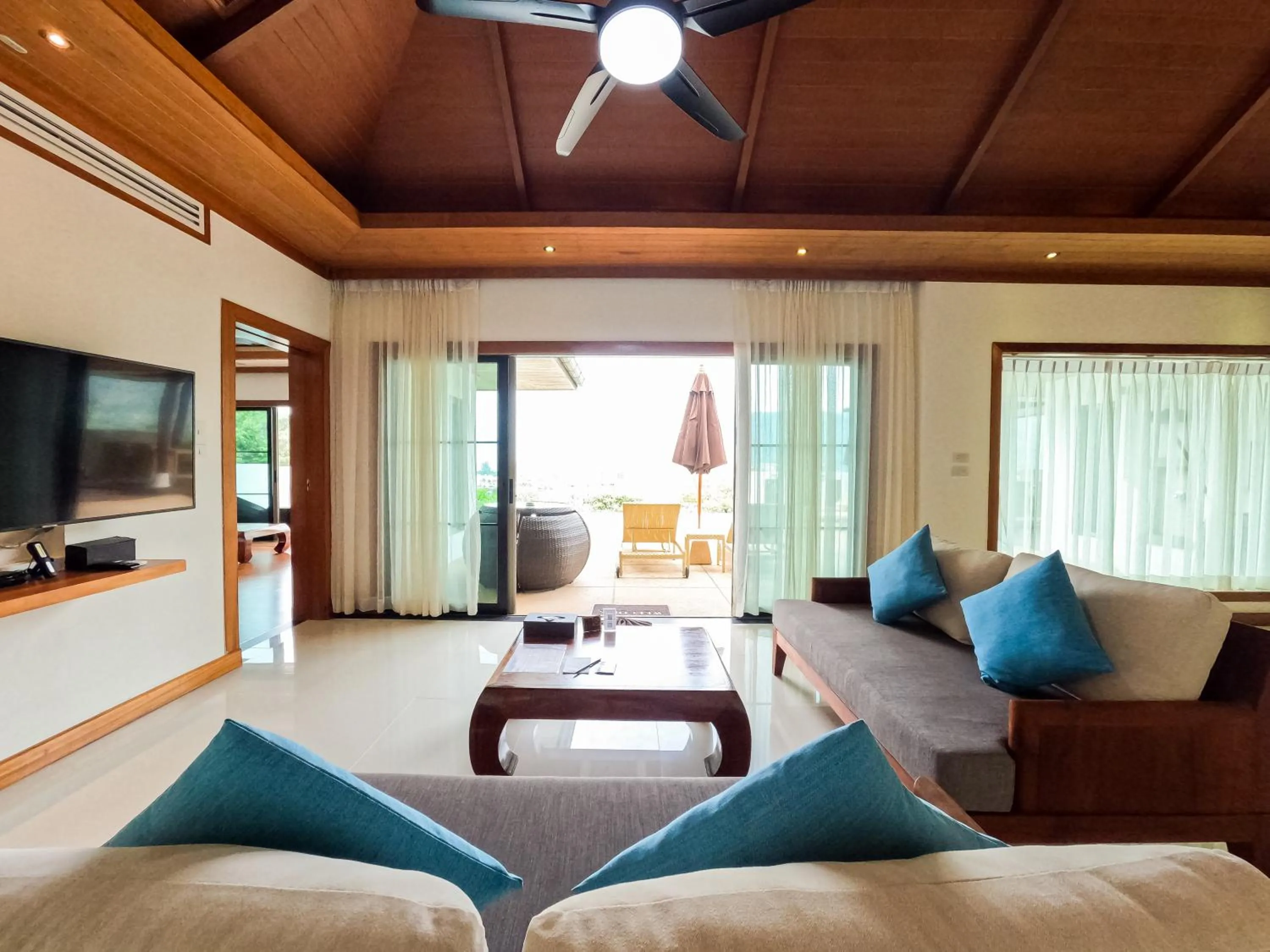 Seating area in Villa Tantawan Resort - Private Pool Villas