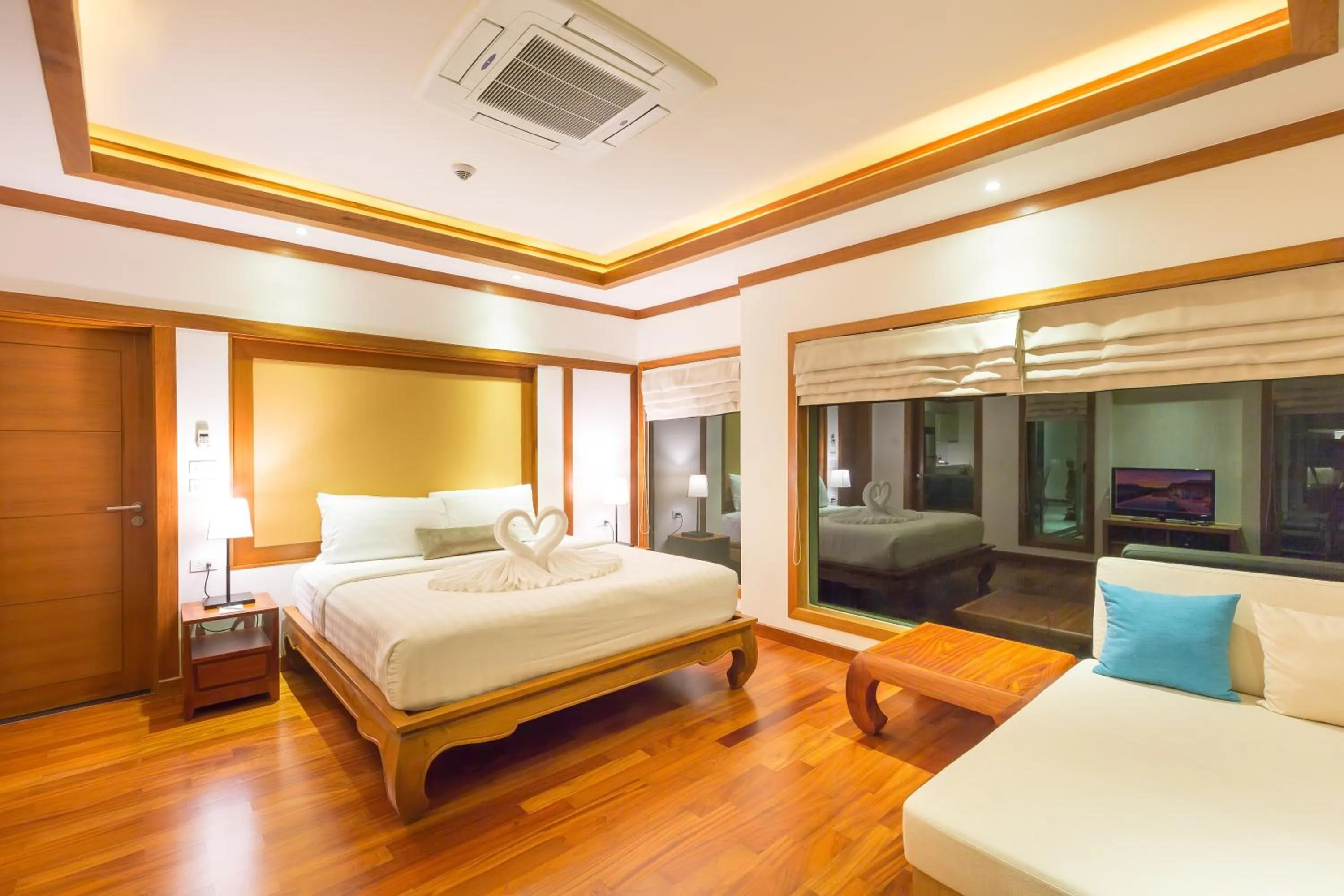 Bedroom, Bed in Villa Tantawan Resort - Private Pool Villas