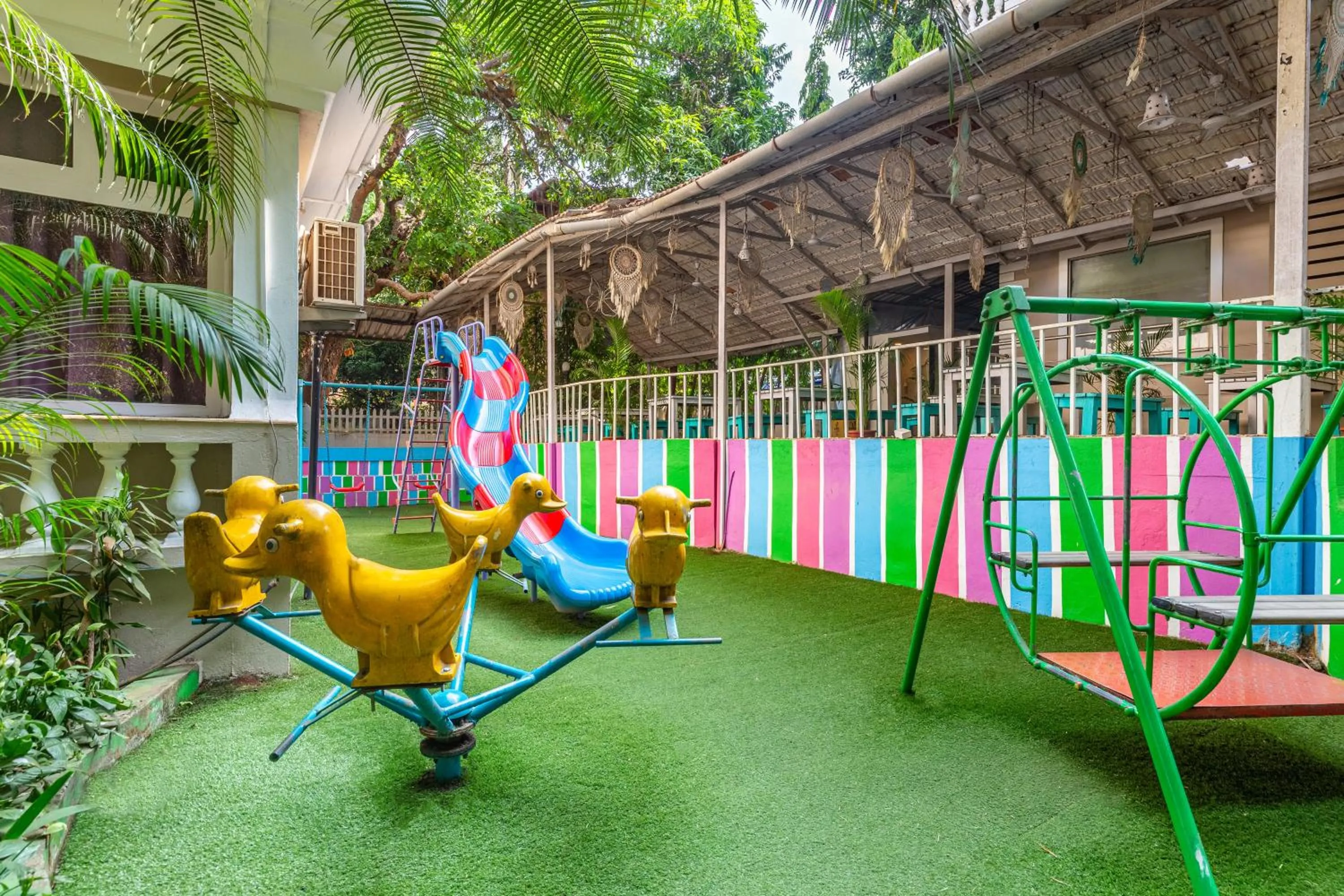 Children play ground in CALUX Joia Do Mar Resort - Calangute