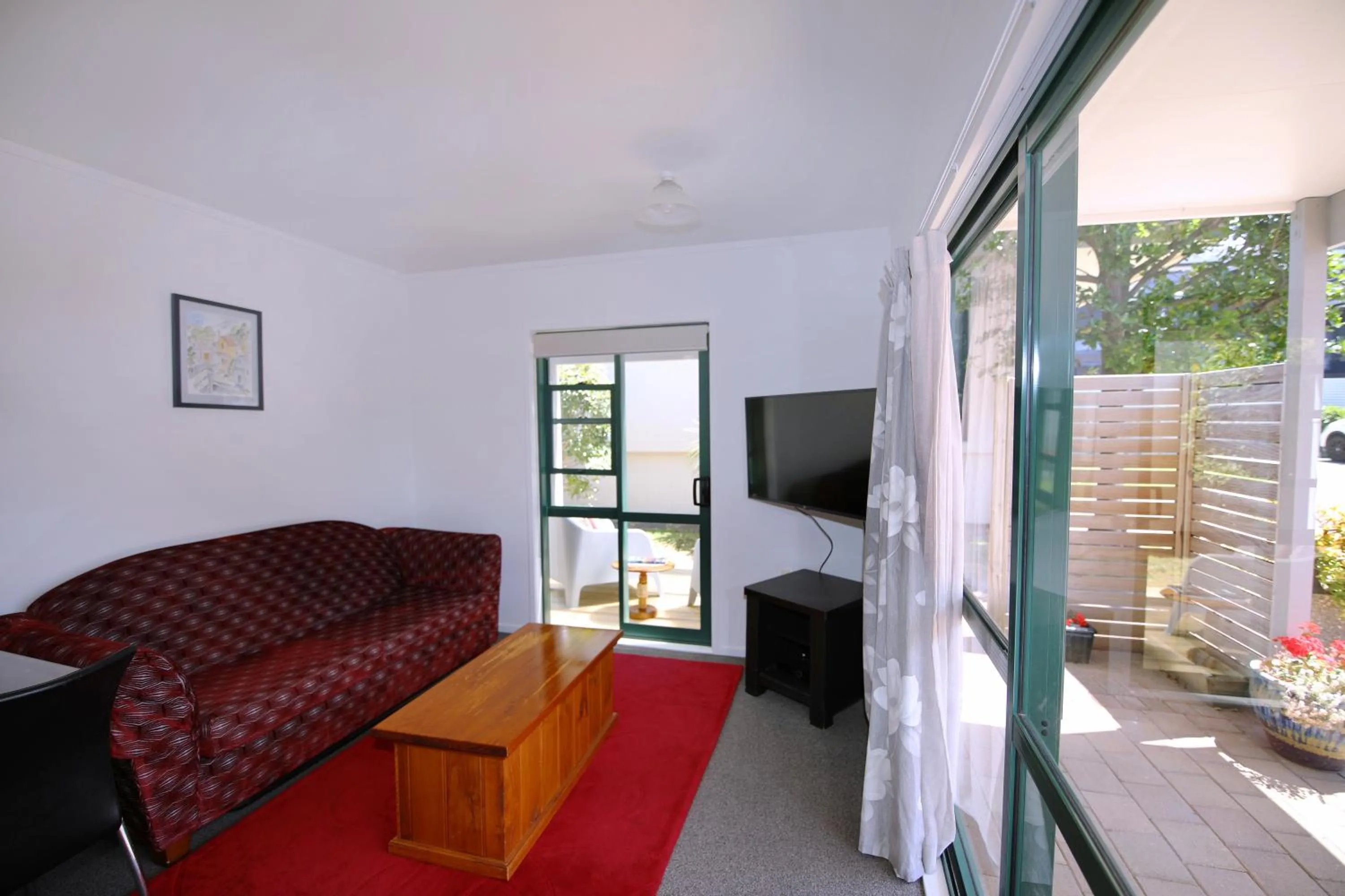 Living room in Blue Marlin Apartments