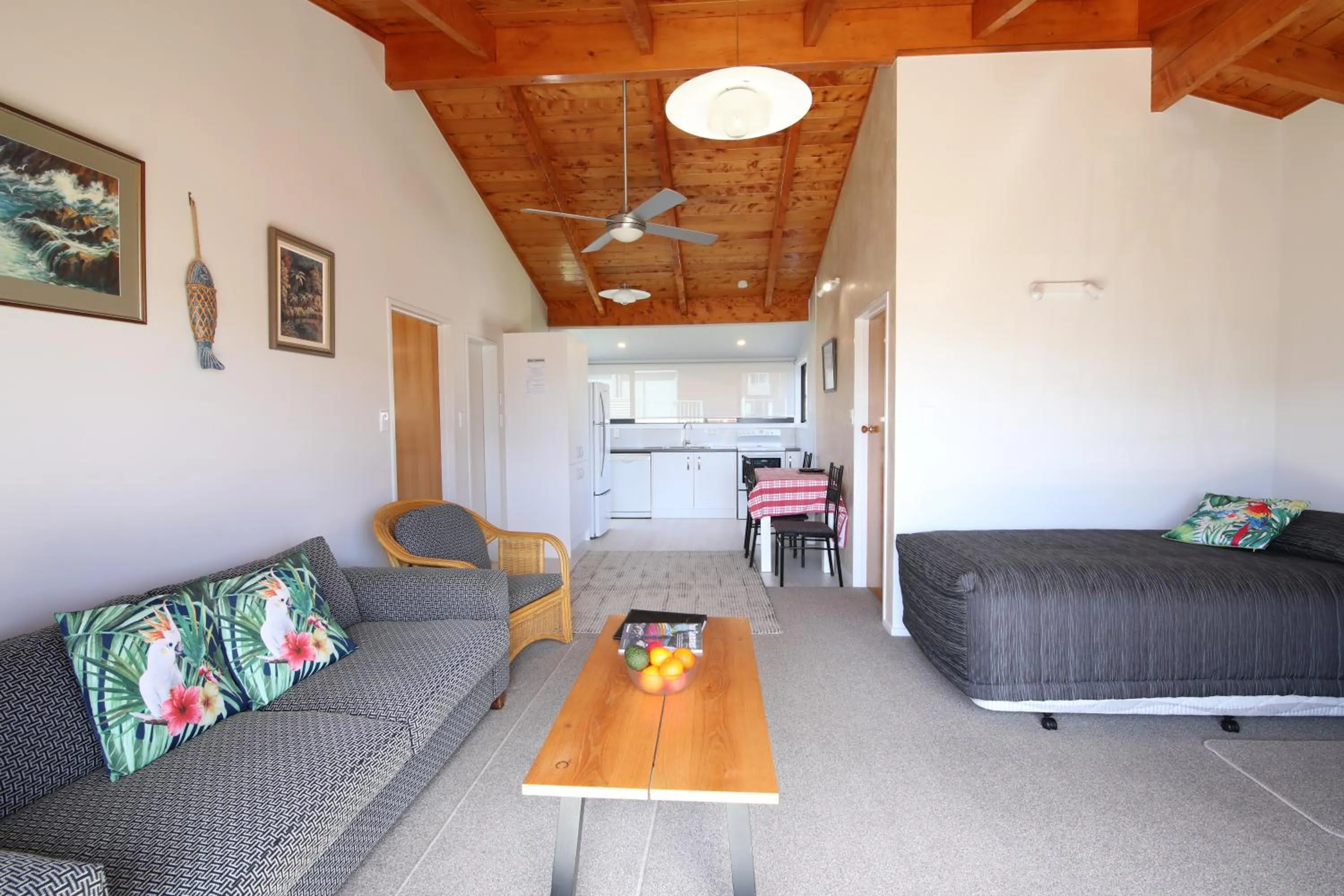 Bed in Blue Marlin Apartments