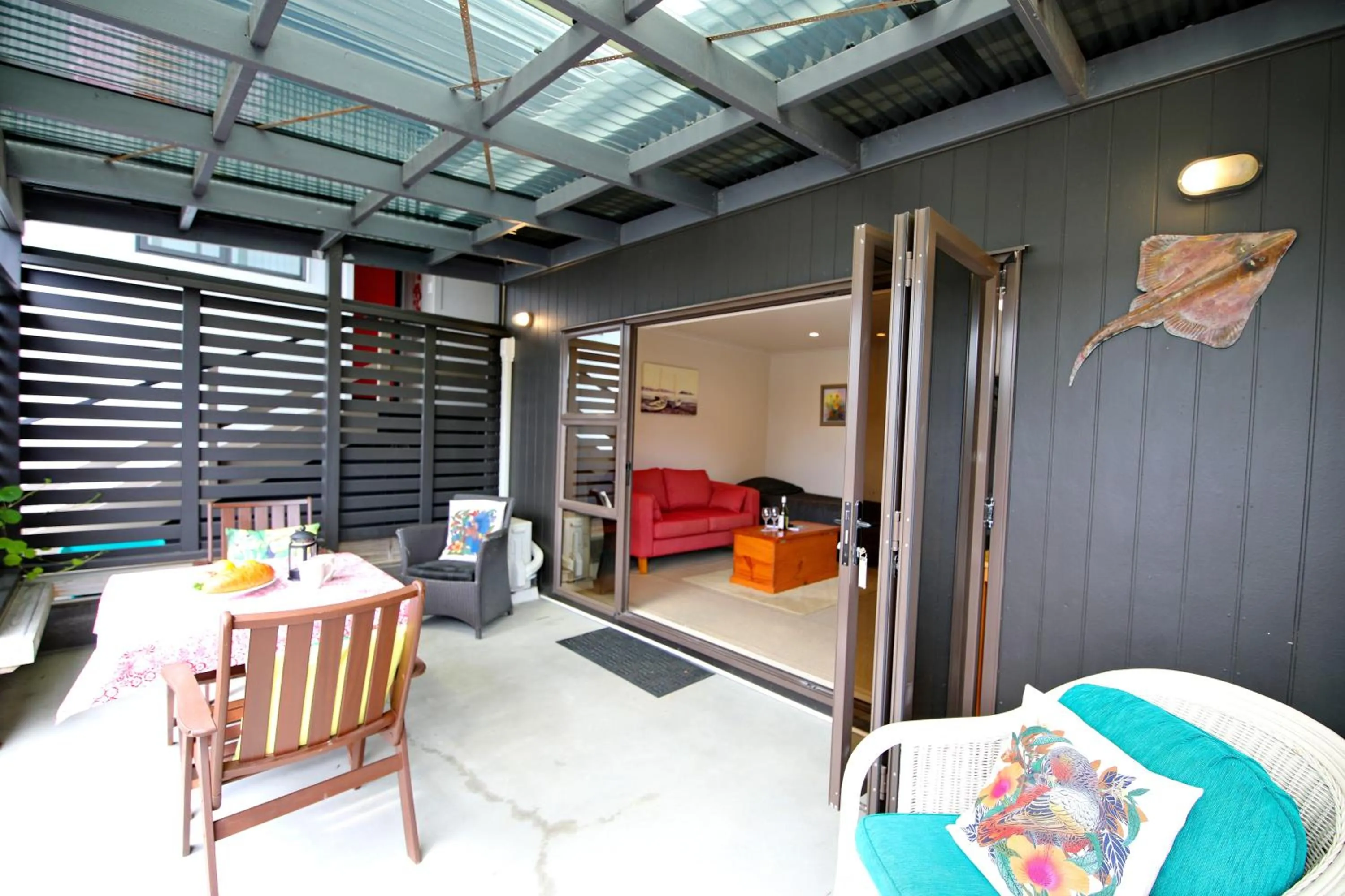 Patio in Blue Marlin Apartments