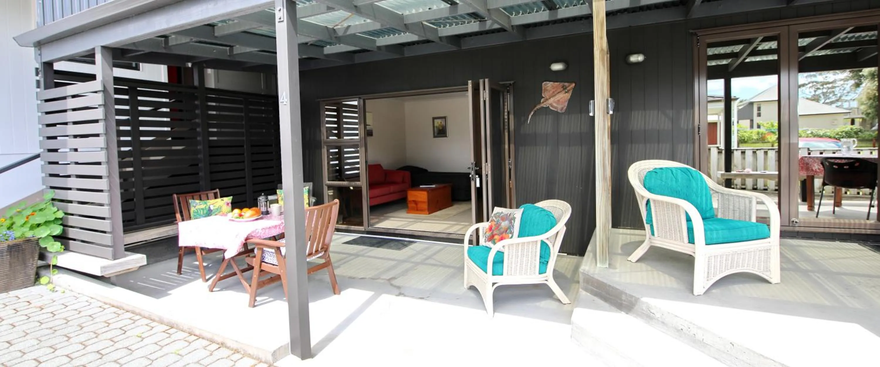 Patio in Blue Marlin Apartments