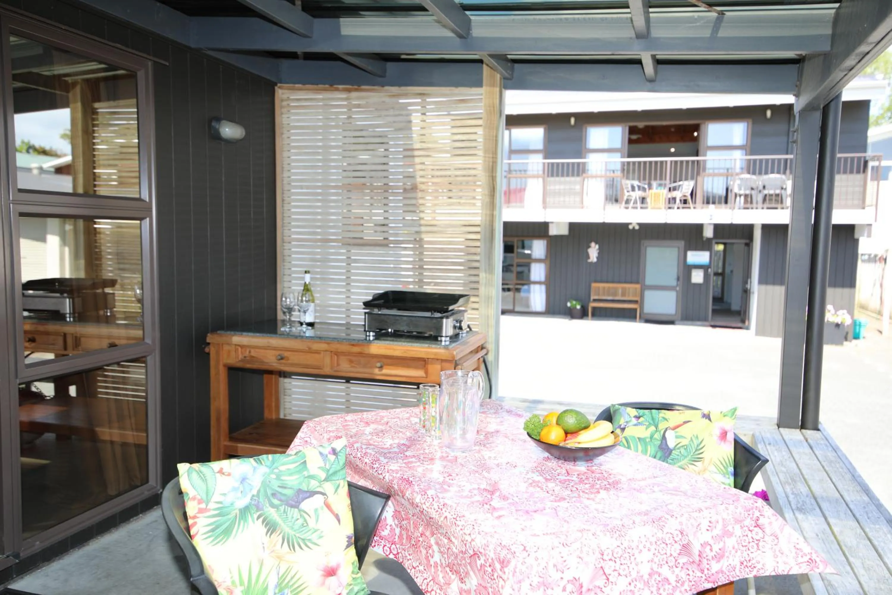BBQ facilities in Blue Marlin Apartments