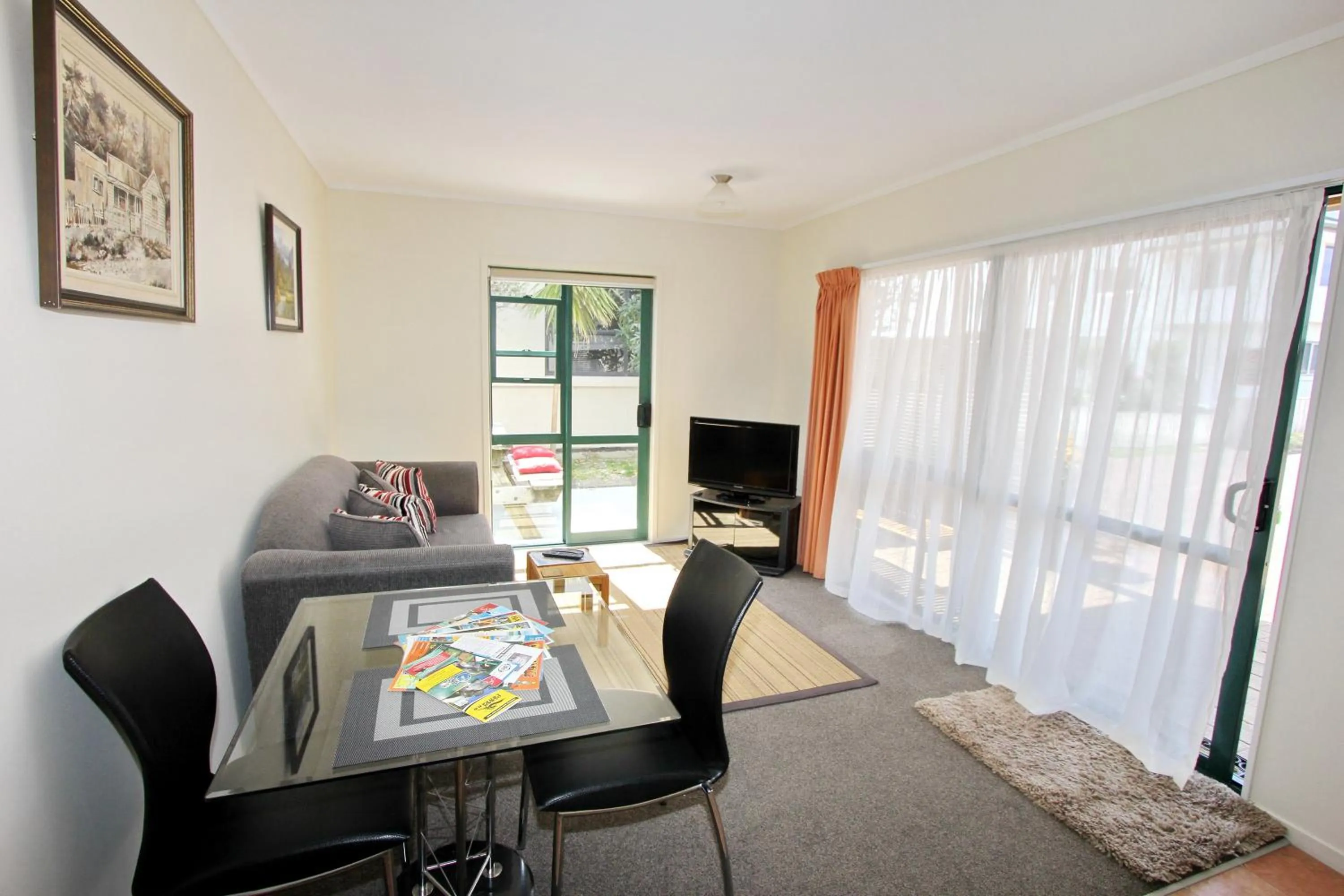 Living room in Blue Marlin Apartments