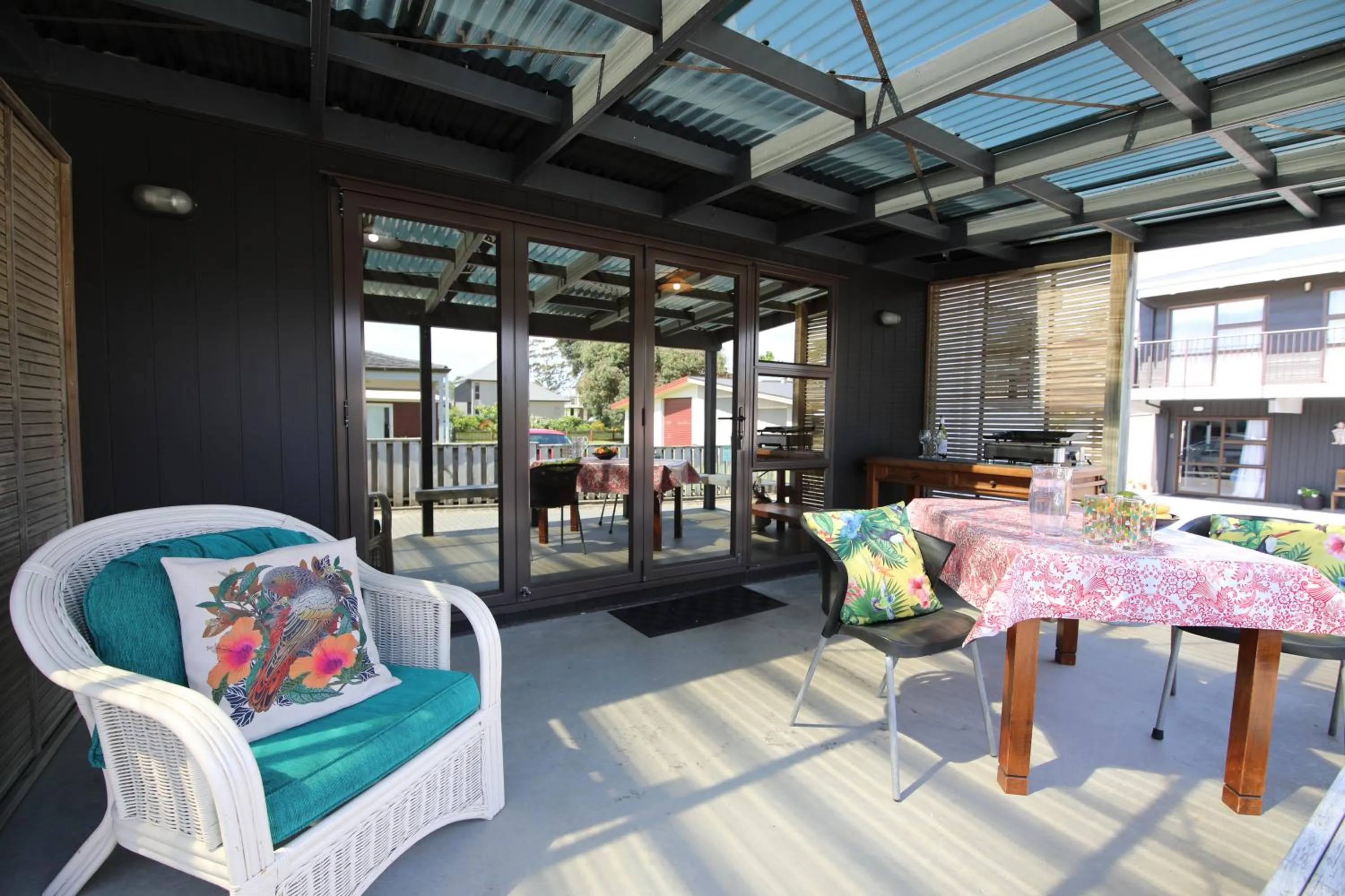 BBQ facilities in Blue Marlin Apartments