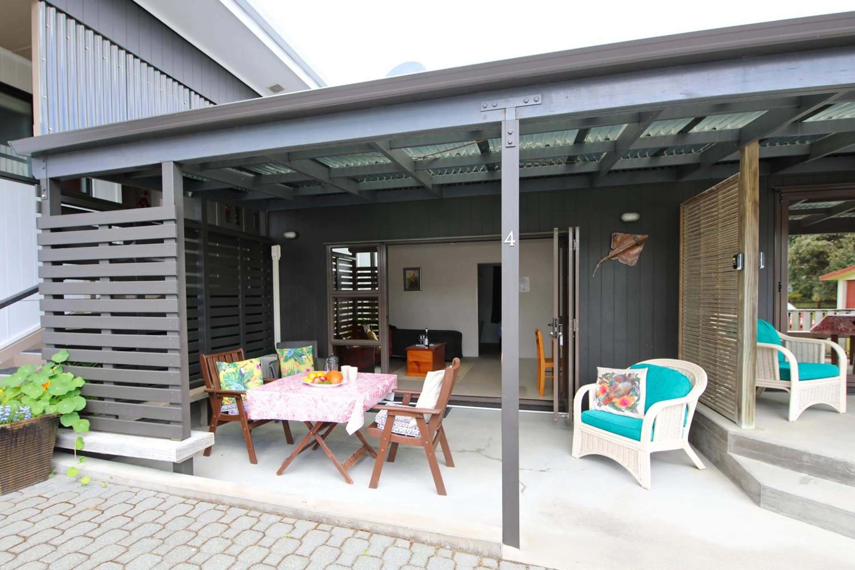 Patio in Blue Marlin Apartments