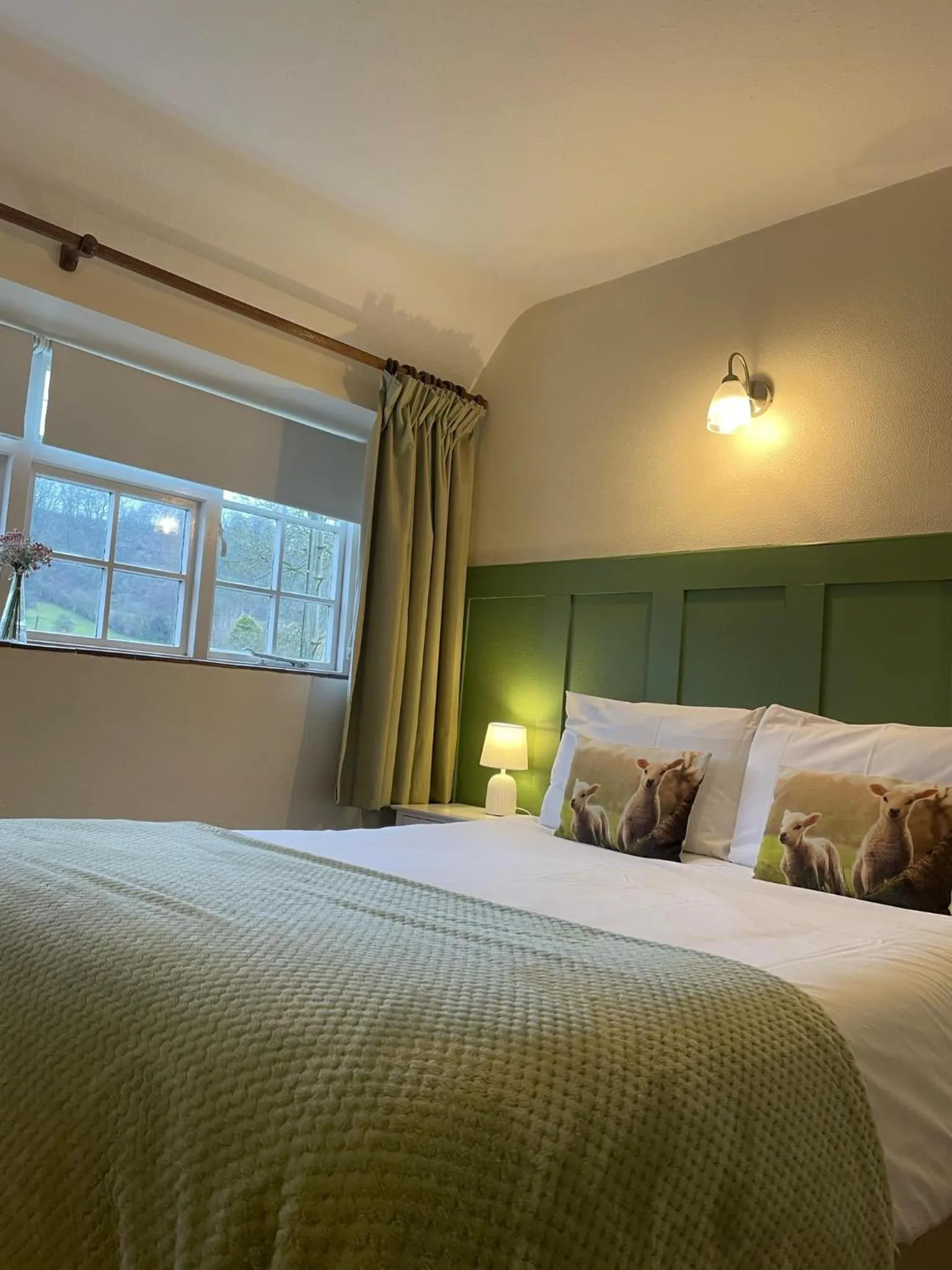 Bedroom, Bed in The Barn Guest House and Tearoom