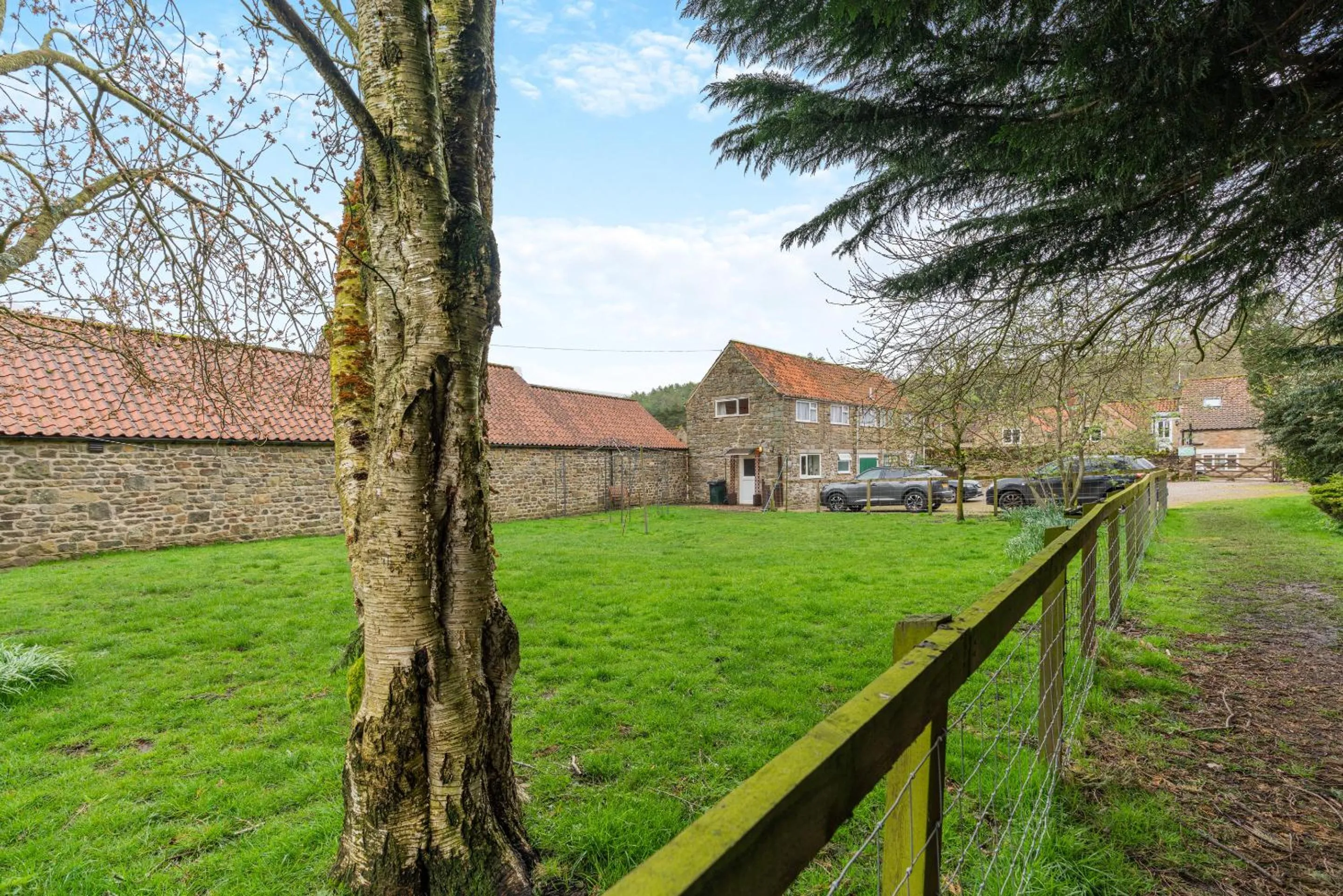 Property building in The Barn Guest House and Tearoom