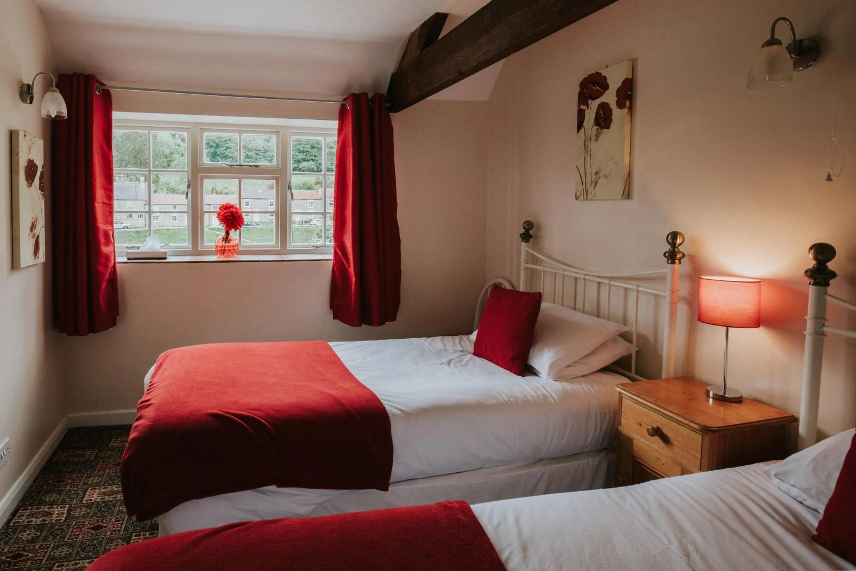 Bedroom, Bed in The Barn Guest House and Tearoom