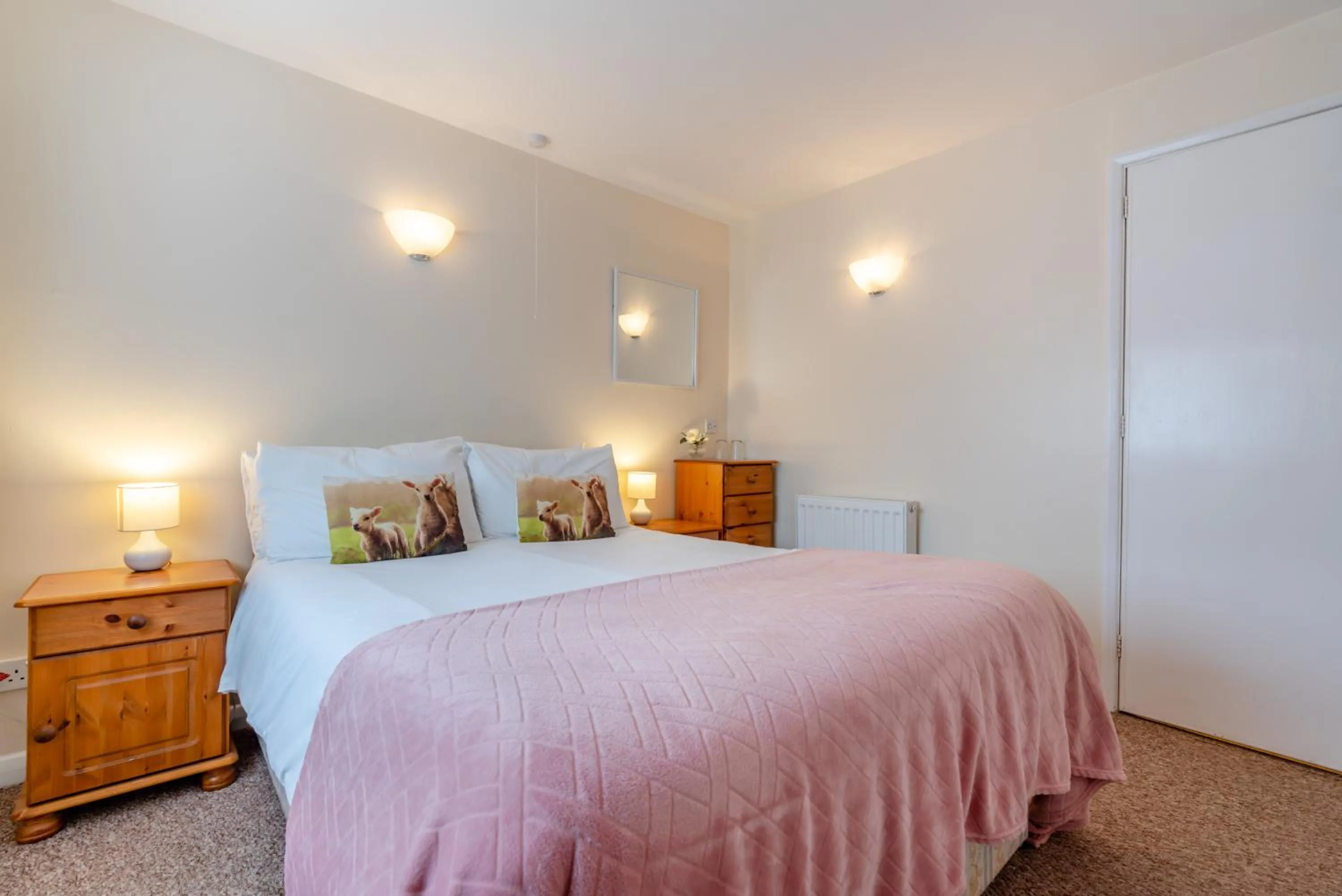 Bedroom, Bed in The Barn Guest House and Tearoom