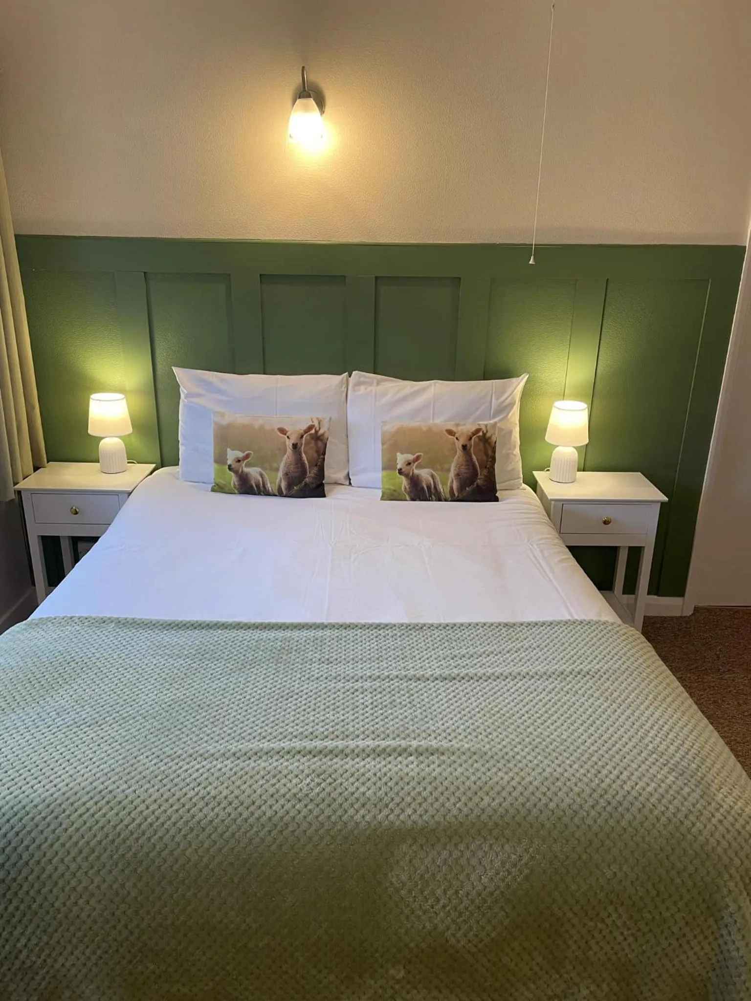 Bedroom, Bed in The Barn Guest House and Tearoom