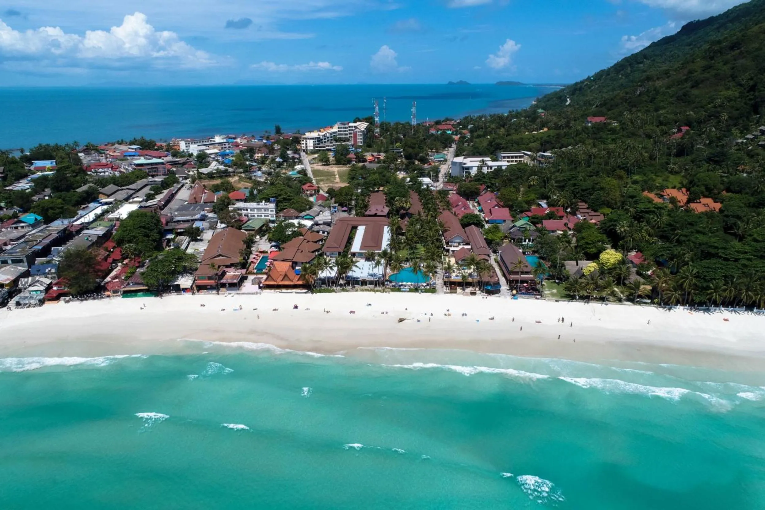 Bird's eye view in Phangan Bayshore Resort Koh Phangan