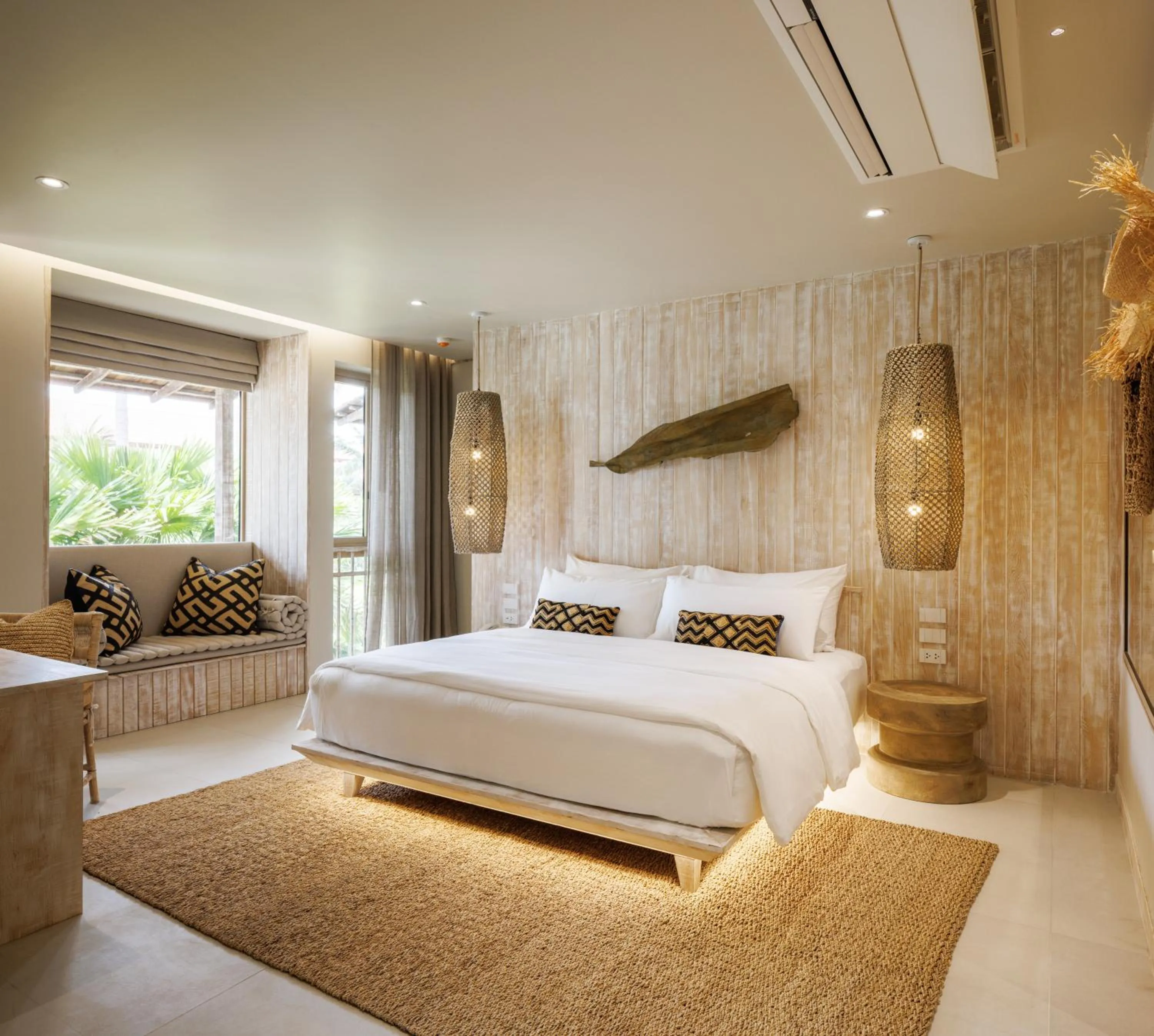 Bed in Phangan Bayshore Resort Koh Phangan