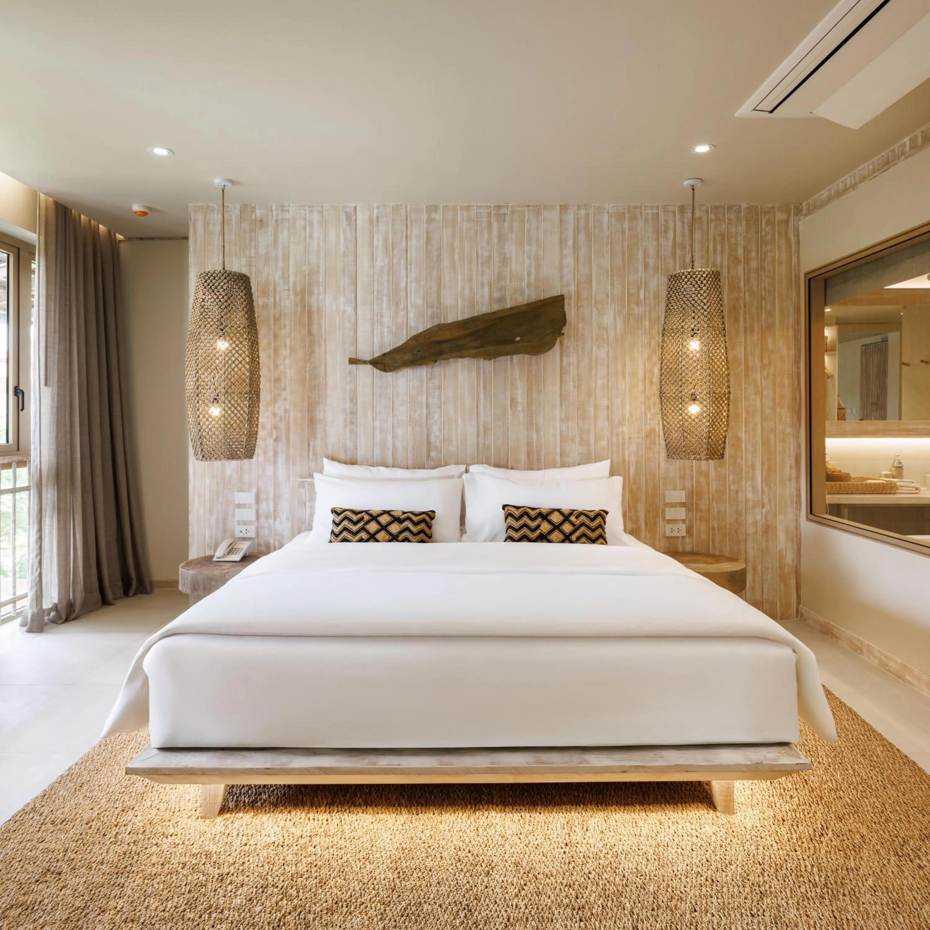 Bed in Phangan Bayshore Resort Koh Phangan