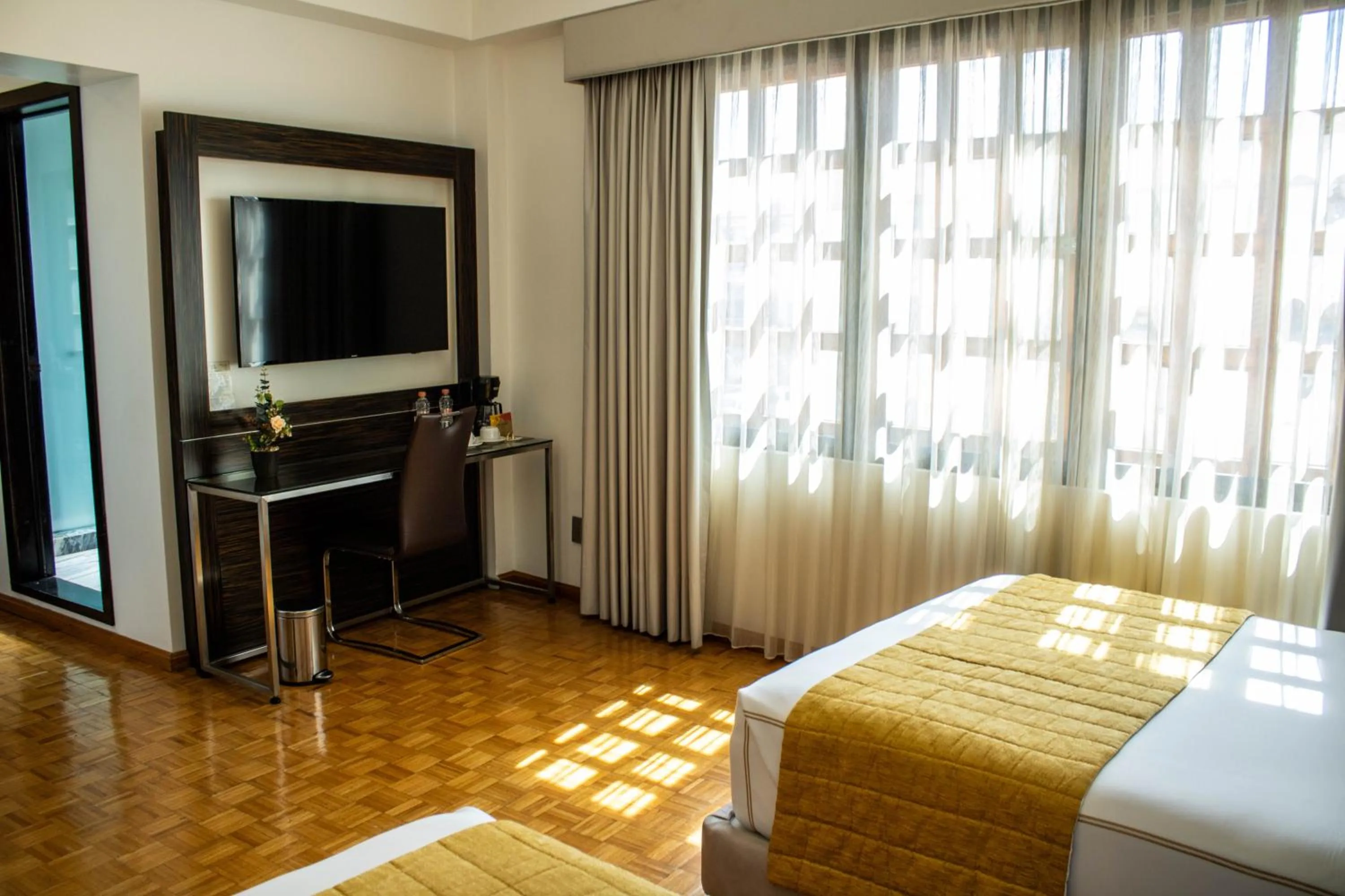 Bed in Mansion de los Abuelos