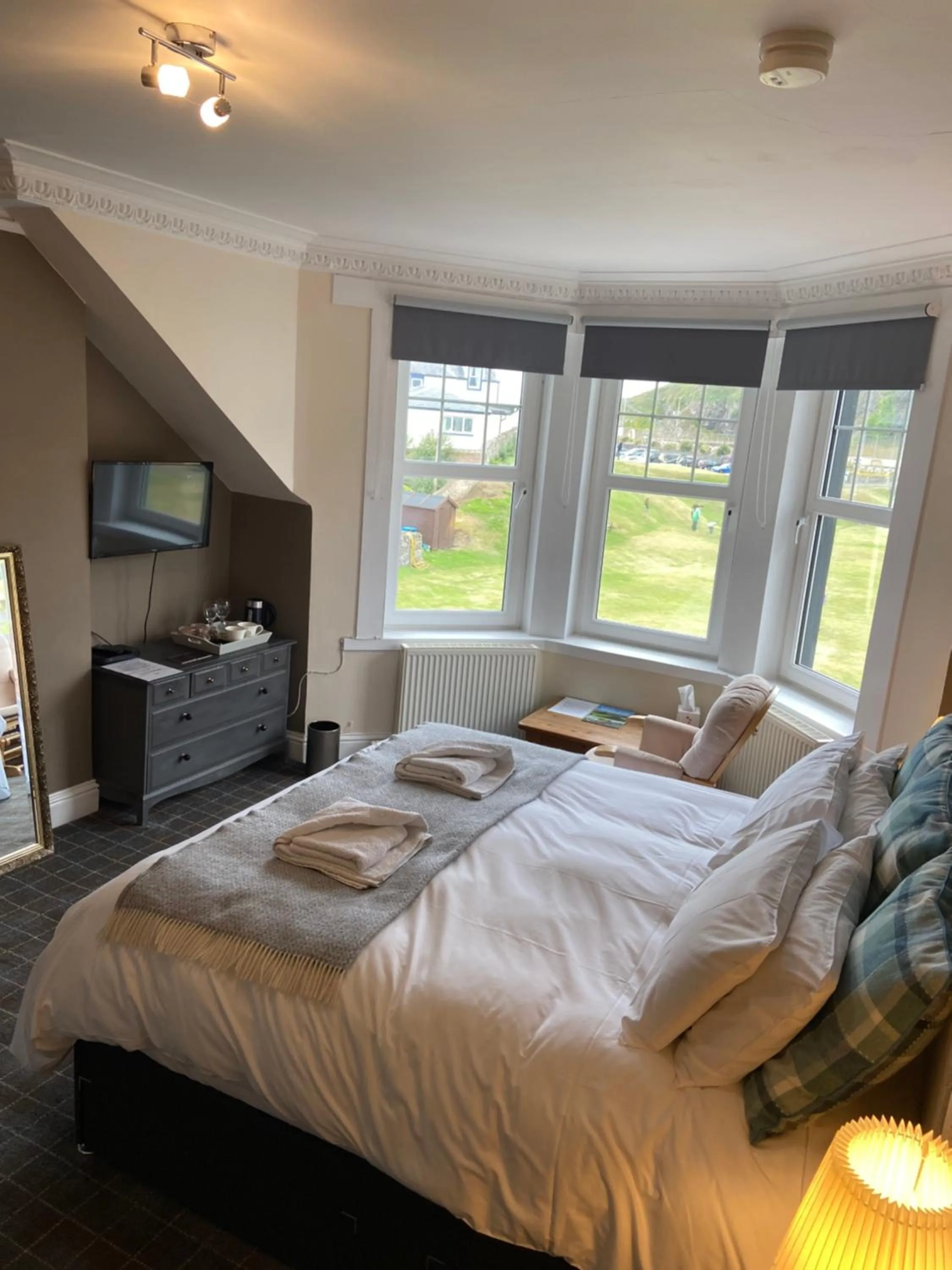 Bed in No 4 Portpatrick B&B