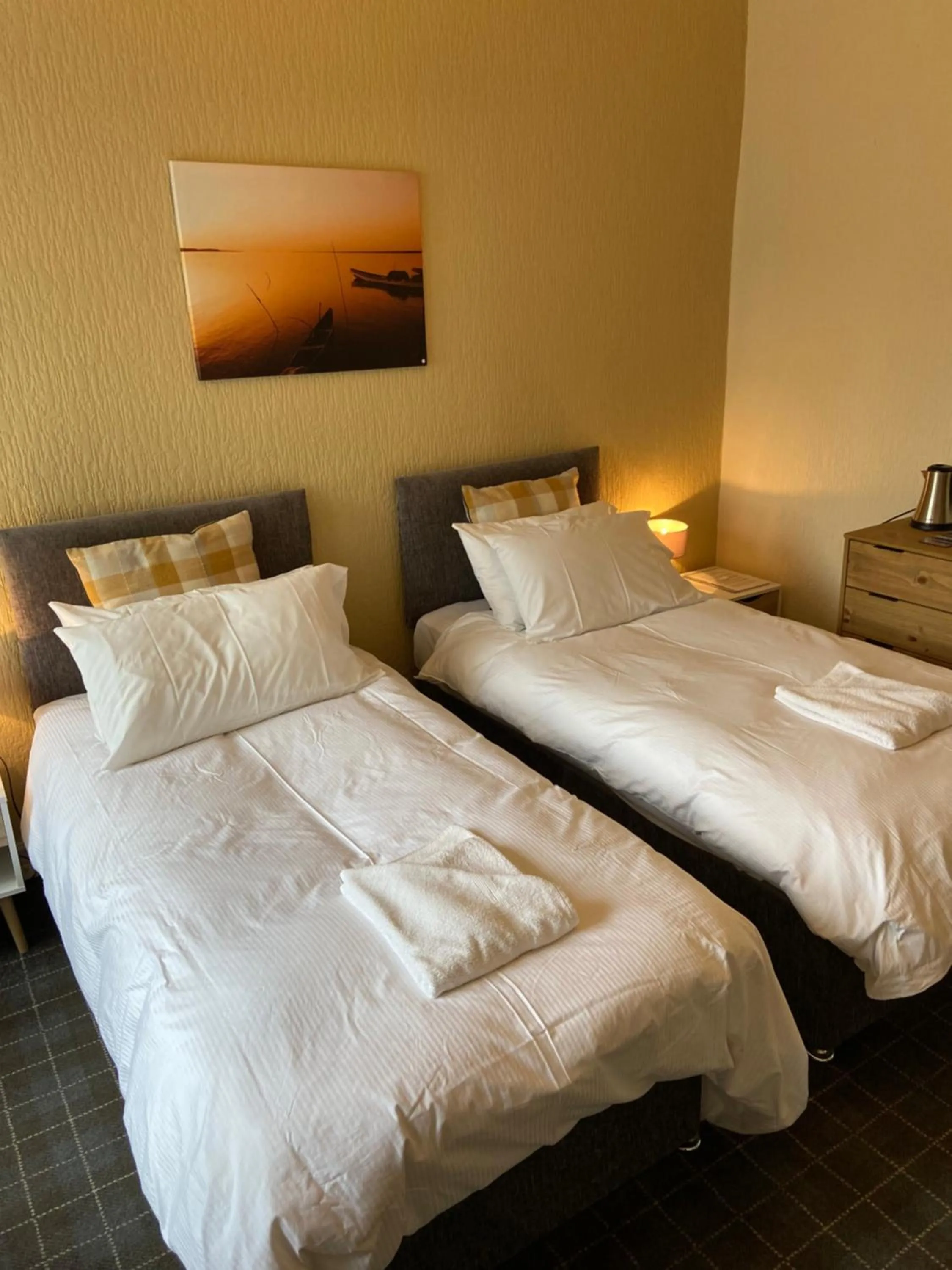 Bed in No 4 Portpatrick B&B